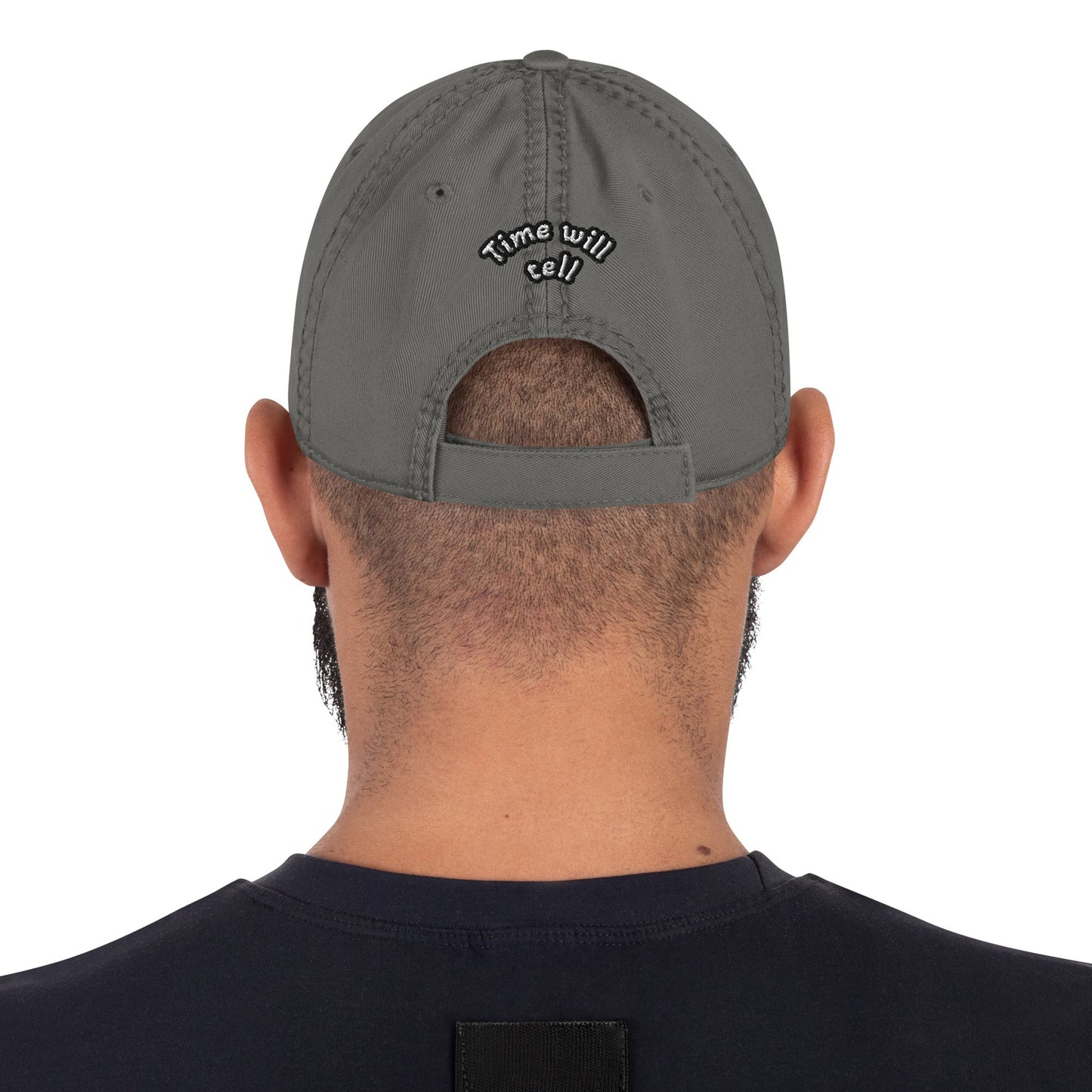4 Reel or 4 Sho - Distressed Dad Hat - DJENEZIS ARTWEAR