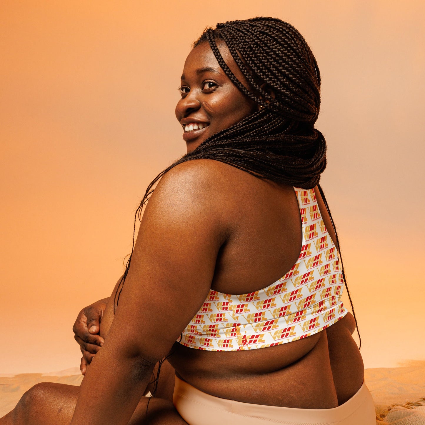 WHIZ - Longline sports bra - DJENEZIS ARTWEAR