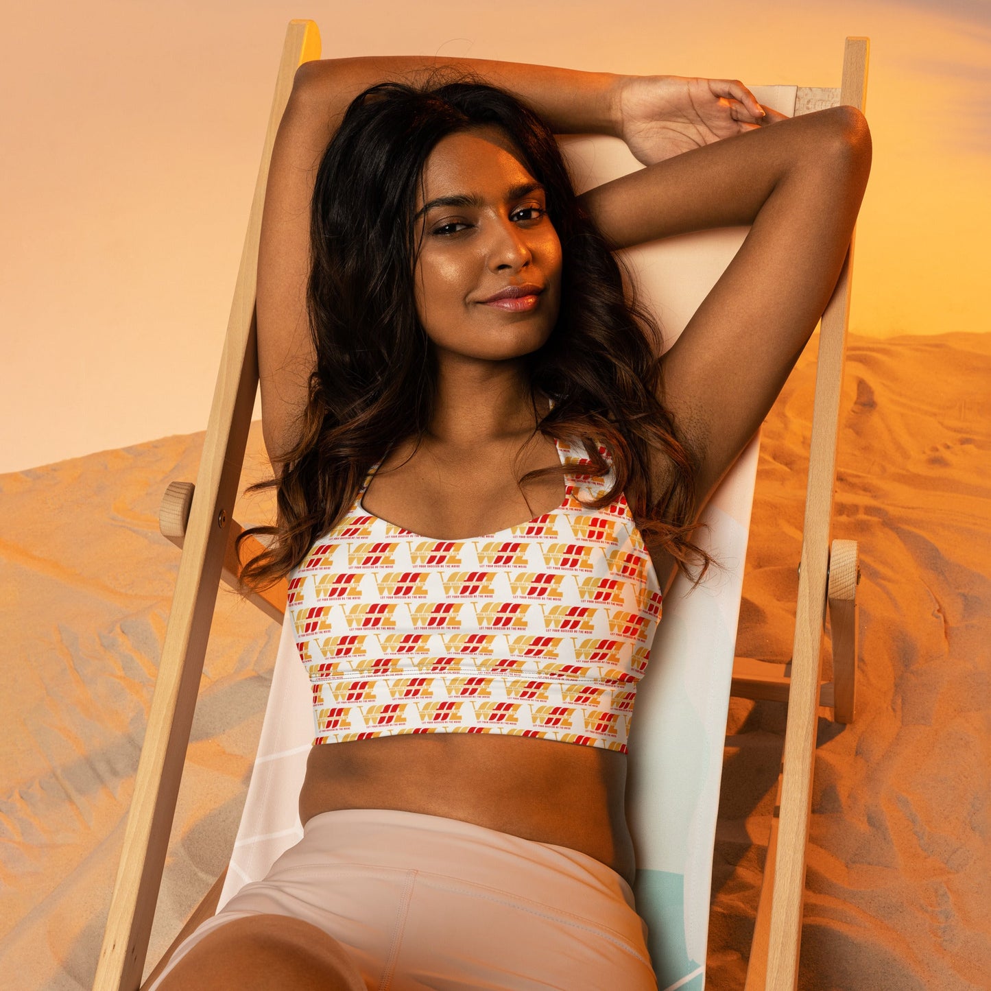 WHIZ - Longline sports bra - DJENEZIS ARTWEAR