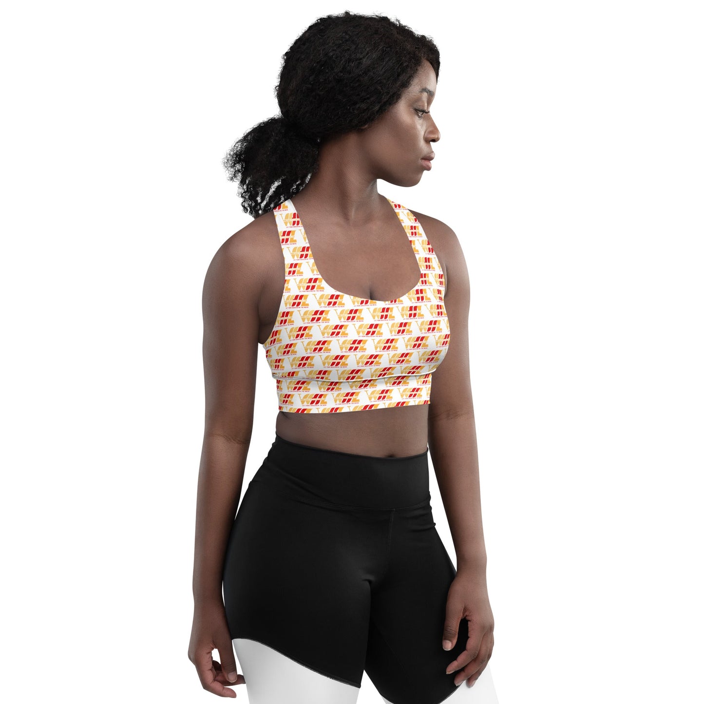WHIZ - Longline sports bra - DJENEZIS ARTWEAR
