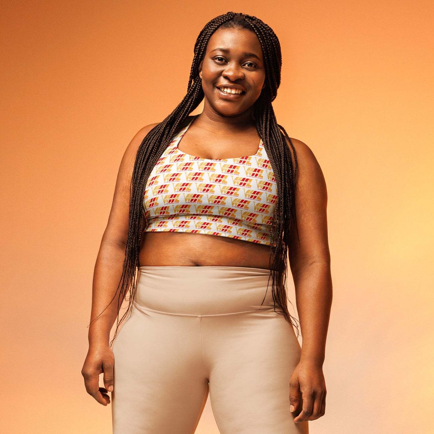 WHIZ - Longline sports bra - DJENEZIS ARTWEAR