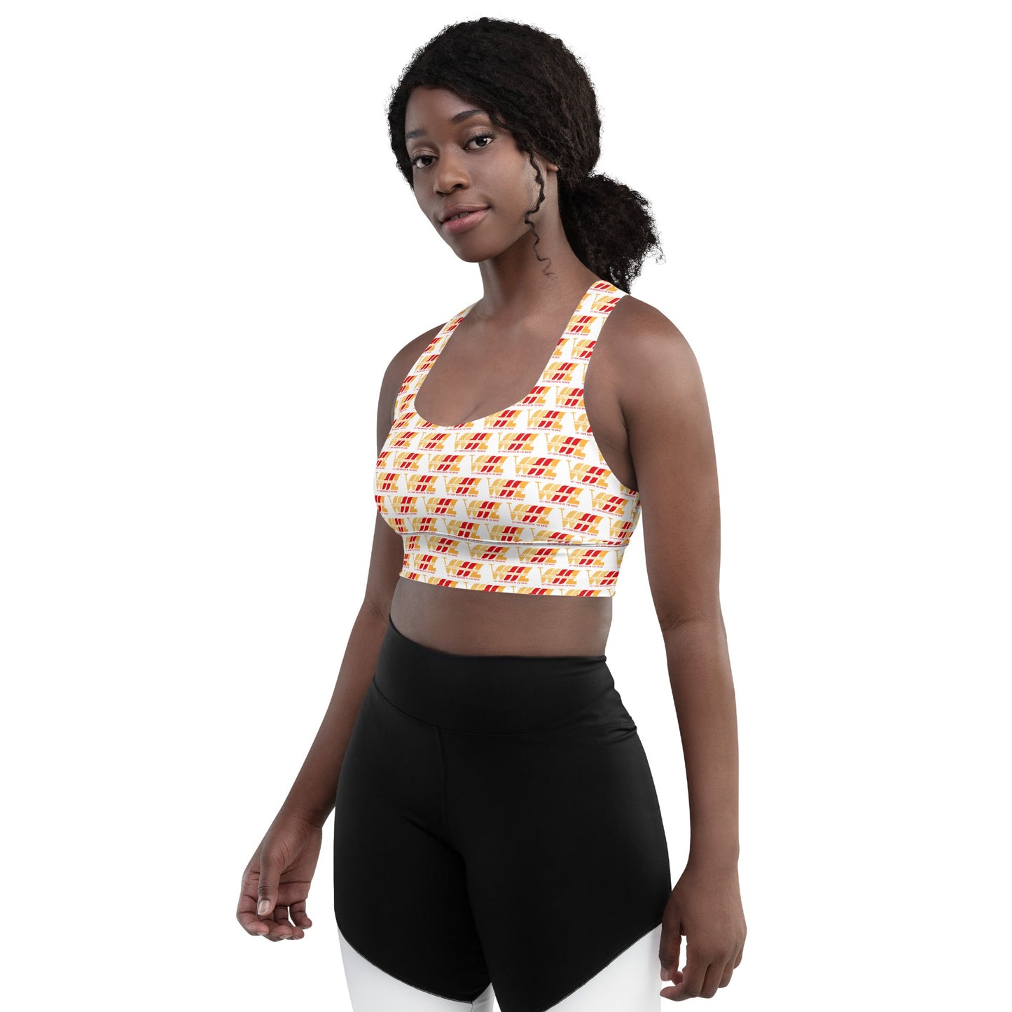 WHIZ - Longline sports bra - DJENEZIS ARTWEAR
