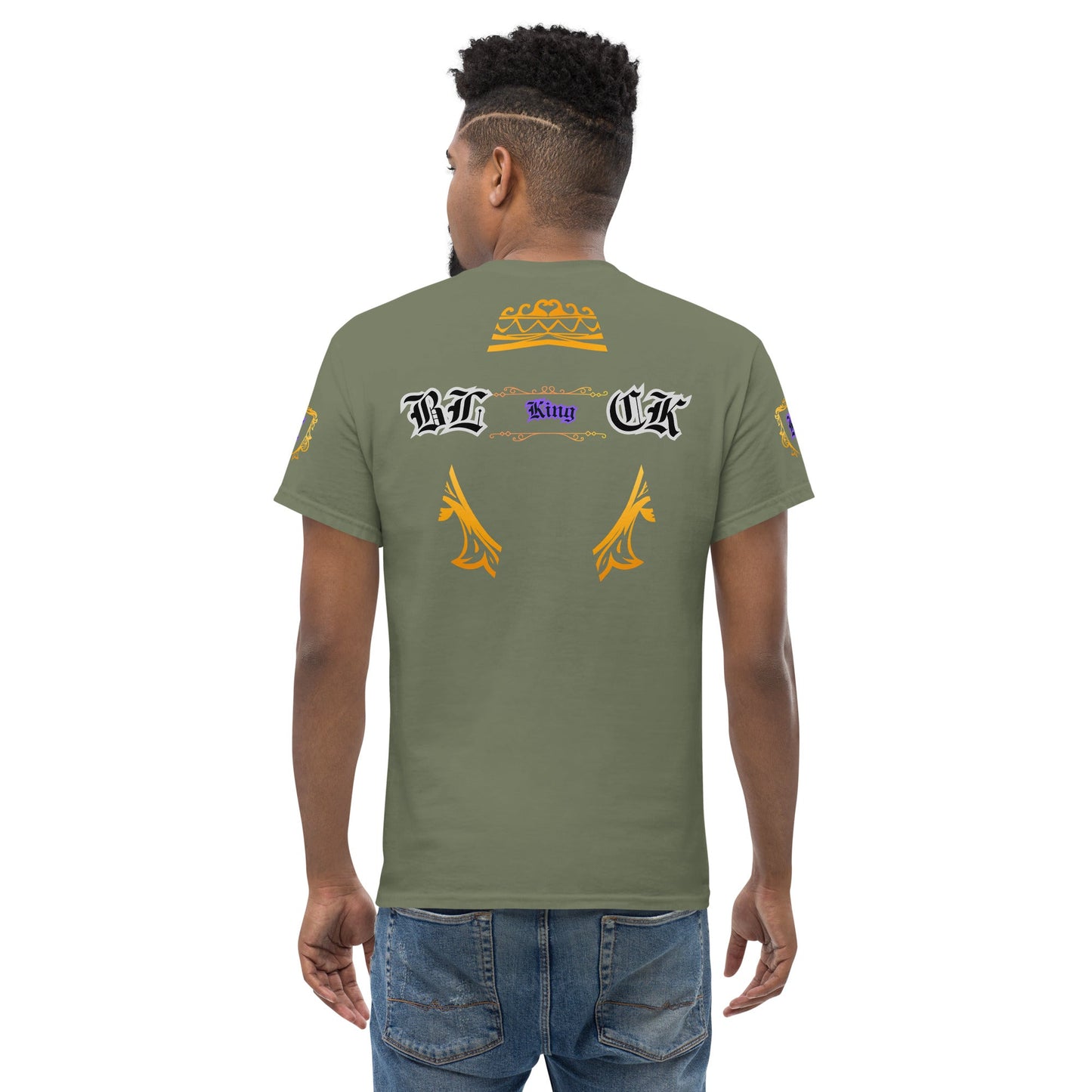 B.L.A.C.K KING - Men's classic tee - DJENEZIS ARTWEAR