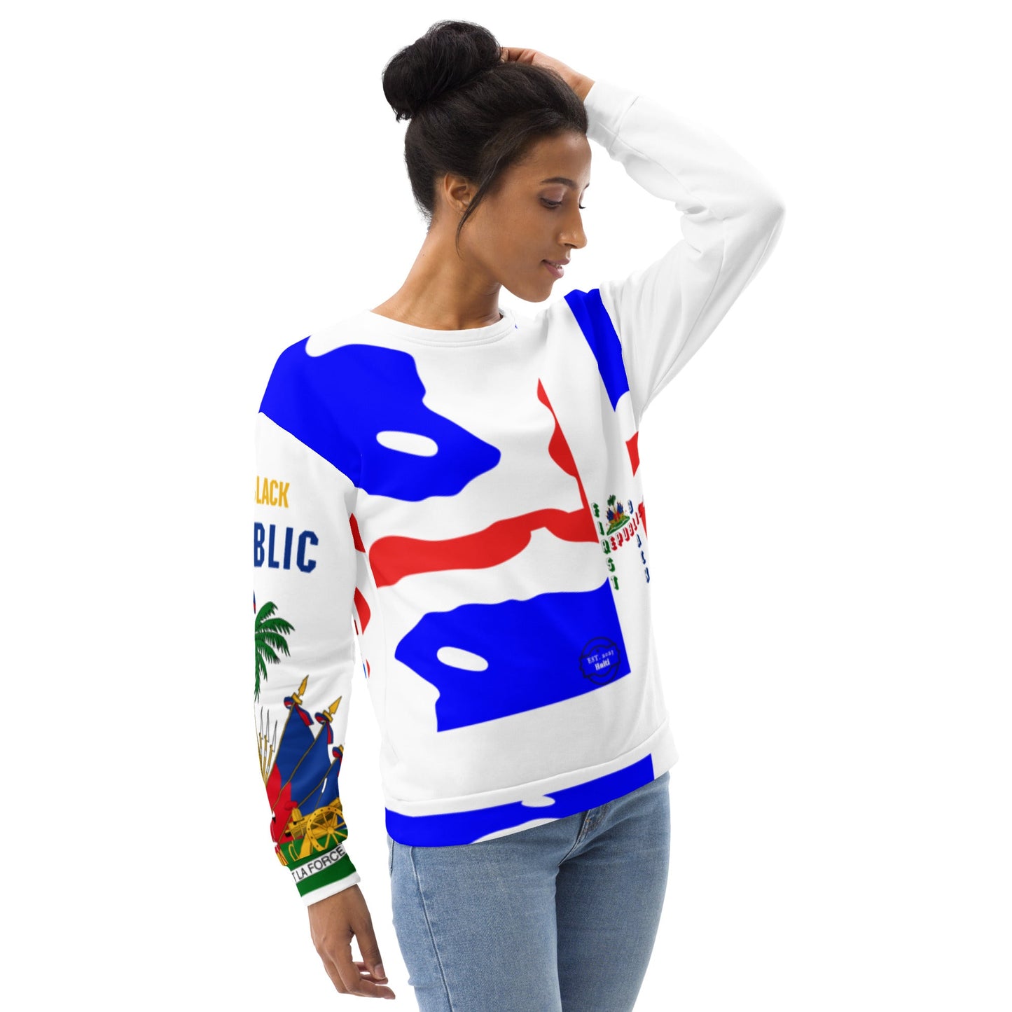 First Black Republic - Unisex Sweatshirt - DJENEZIS ARTWEAR
