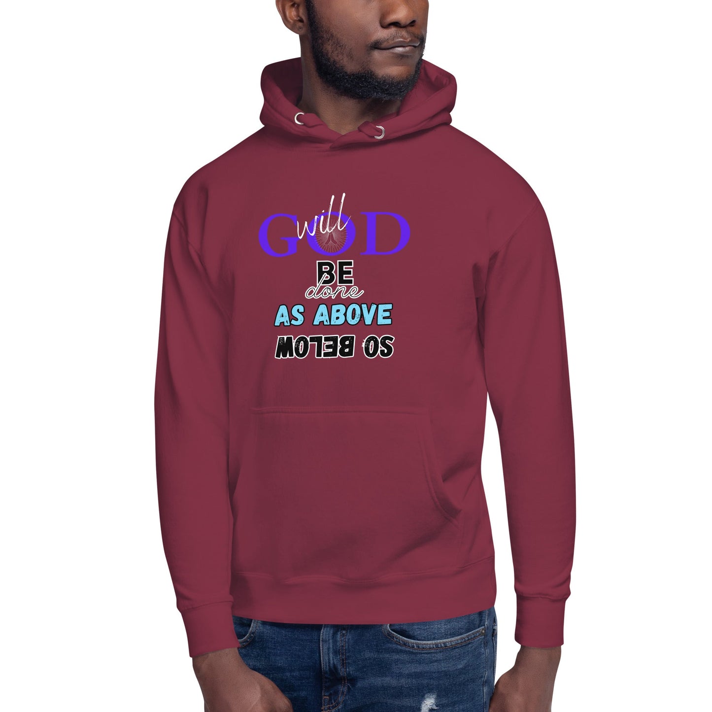 God will be done - Unisex Hoodie - DJENEZIS ARTWEAR