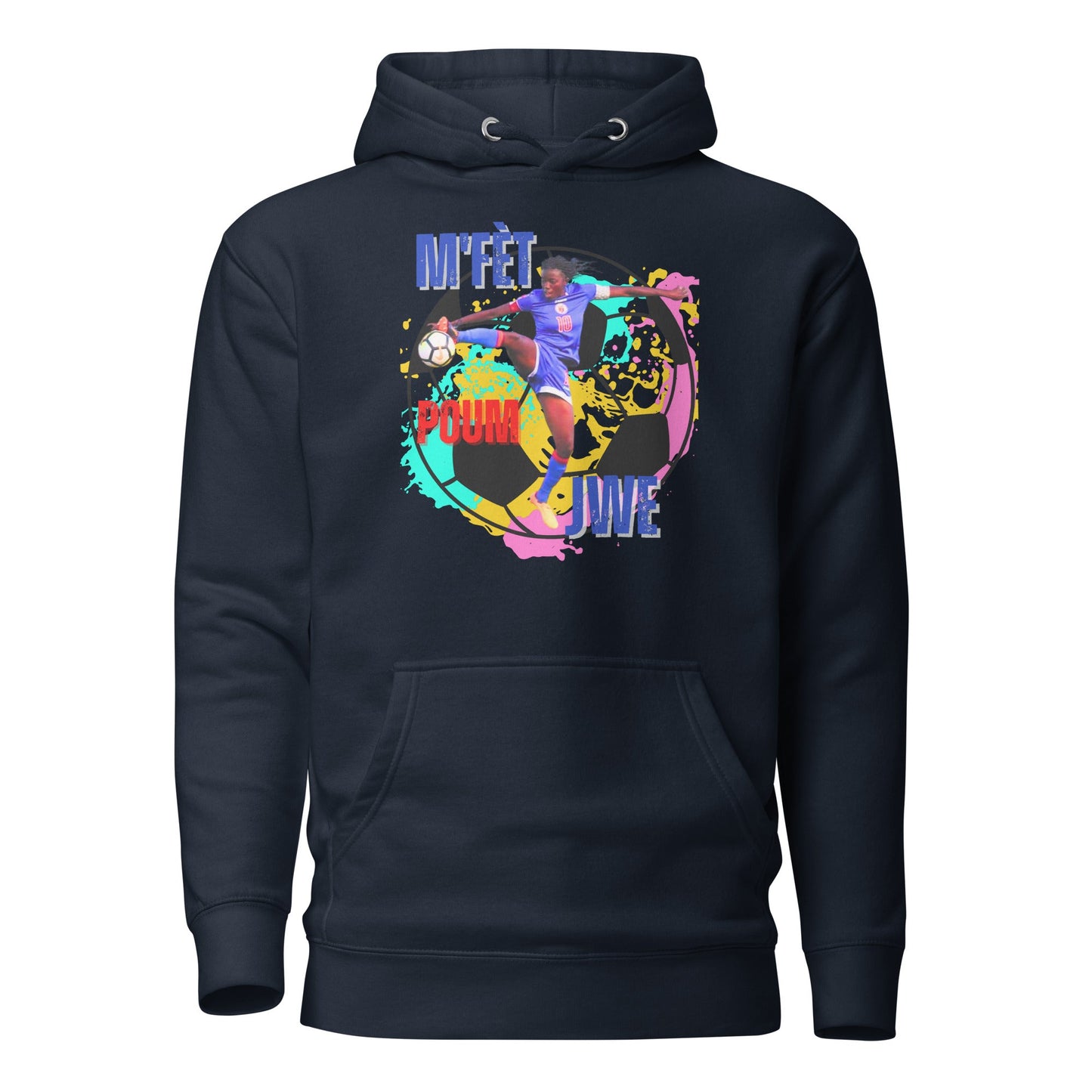Hoodie-Nerilia Football Haiti - DJENEZIS ARTWEAR