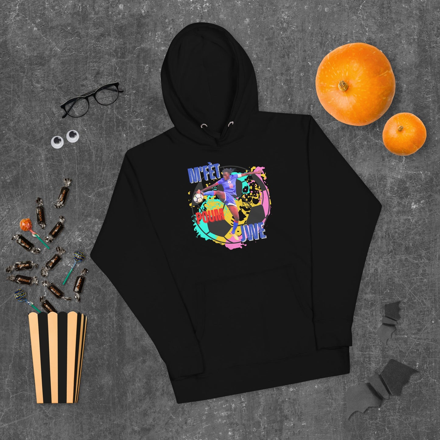 Hoodie-Nerilia Football Haiti - DJENEZIS ARTWEAR