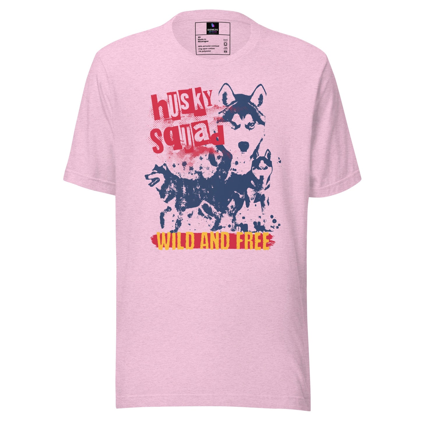 Husky squad unisex tees - DJENEZIS ARTWEAR
