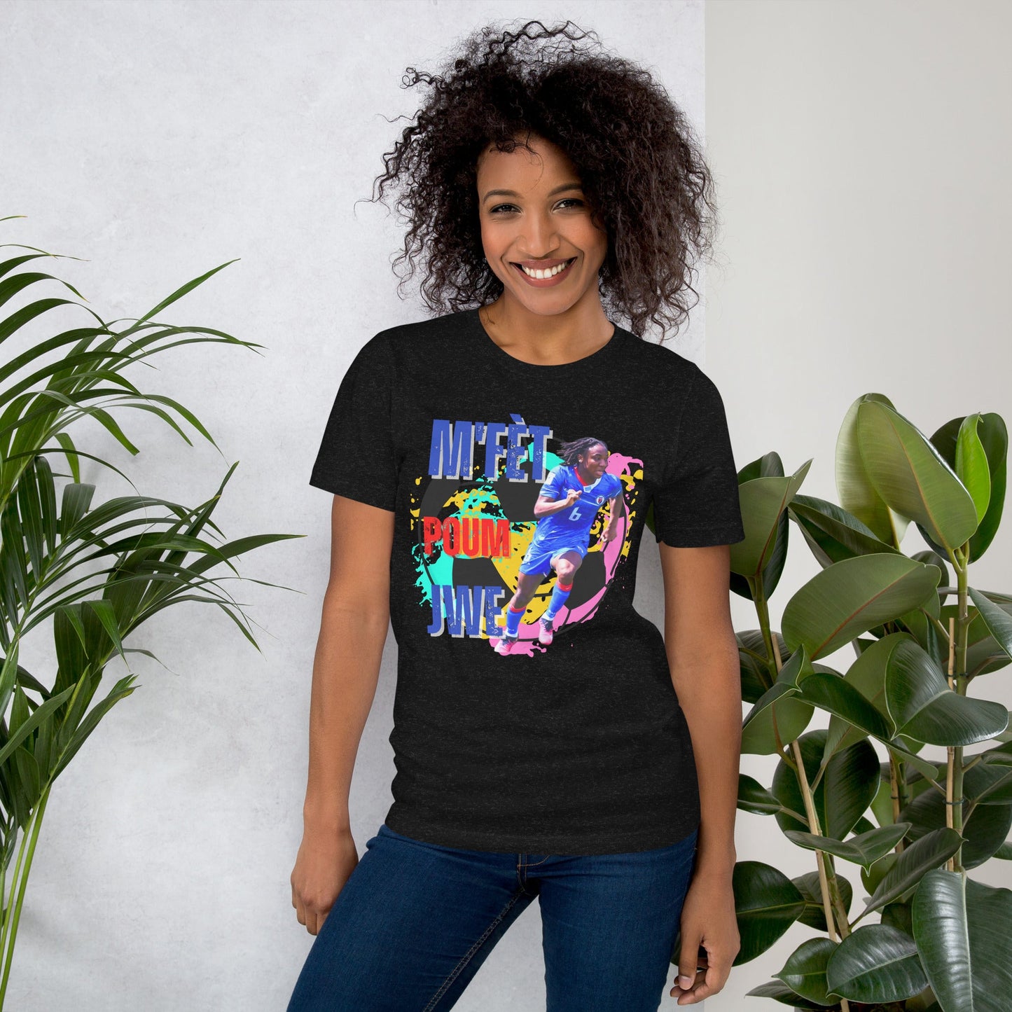 Tees-Melchie-Football Haiti - DJENEZIS ARTWEAR