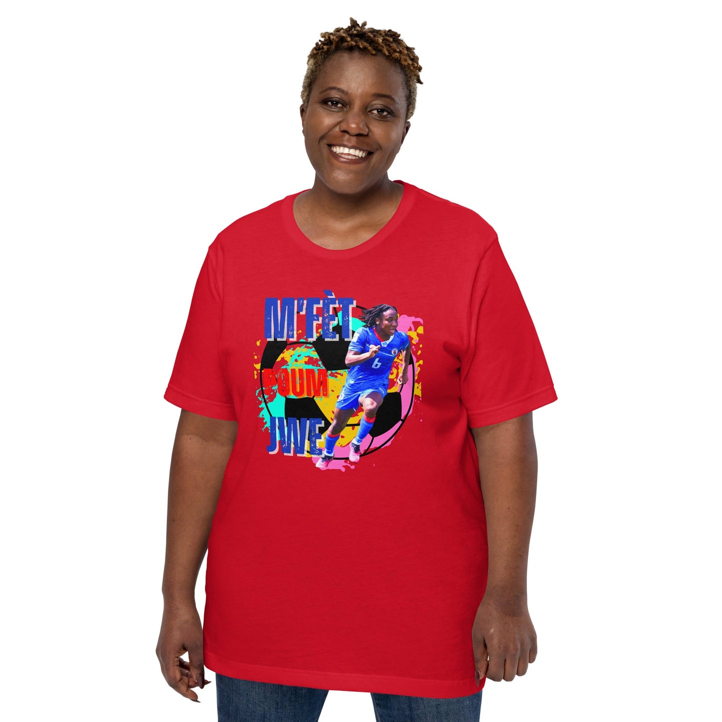 Tees-Melchie-Football Haiti - DJENEZIS ARTWEAR