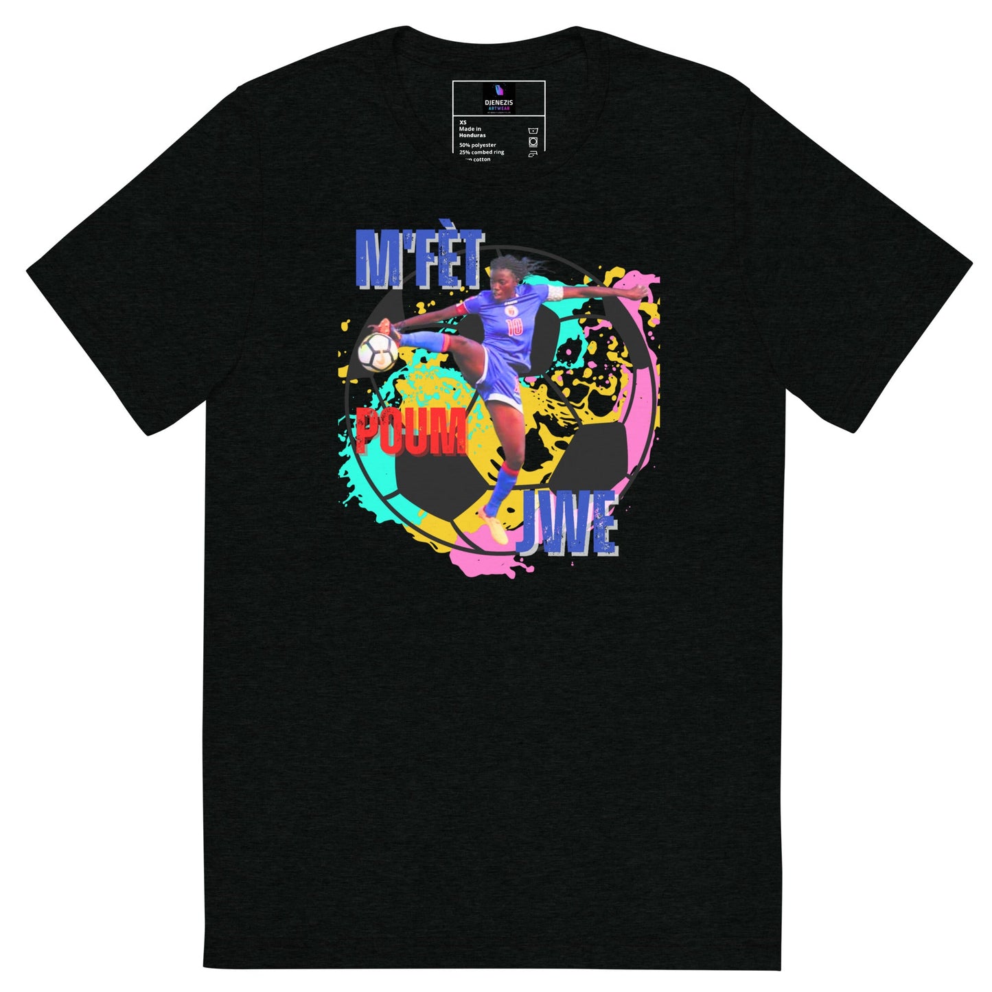 Tees-Nerilia Football Haiti - DJENEZIS ARTWEAR