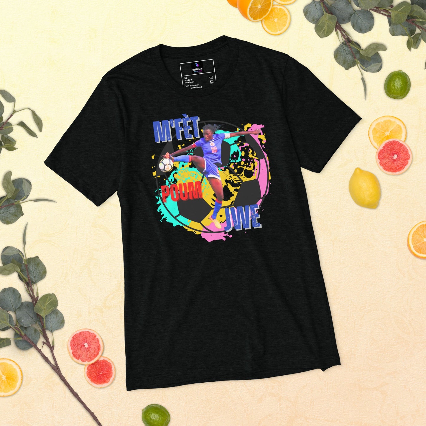 Tees-Nerilia Football Haiti - DJENEZIS ARTWEAR