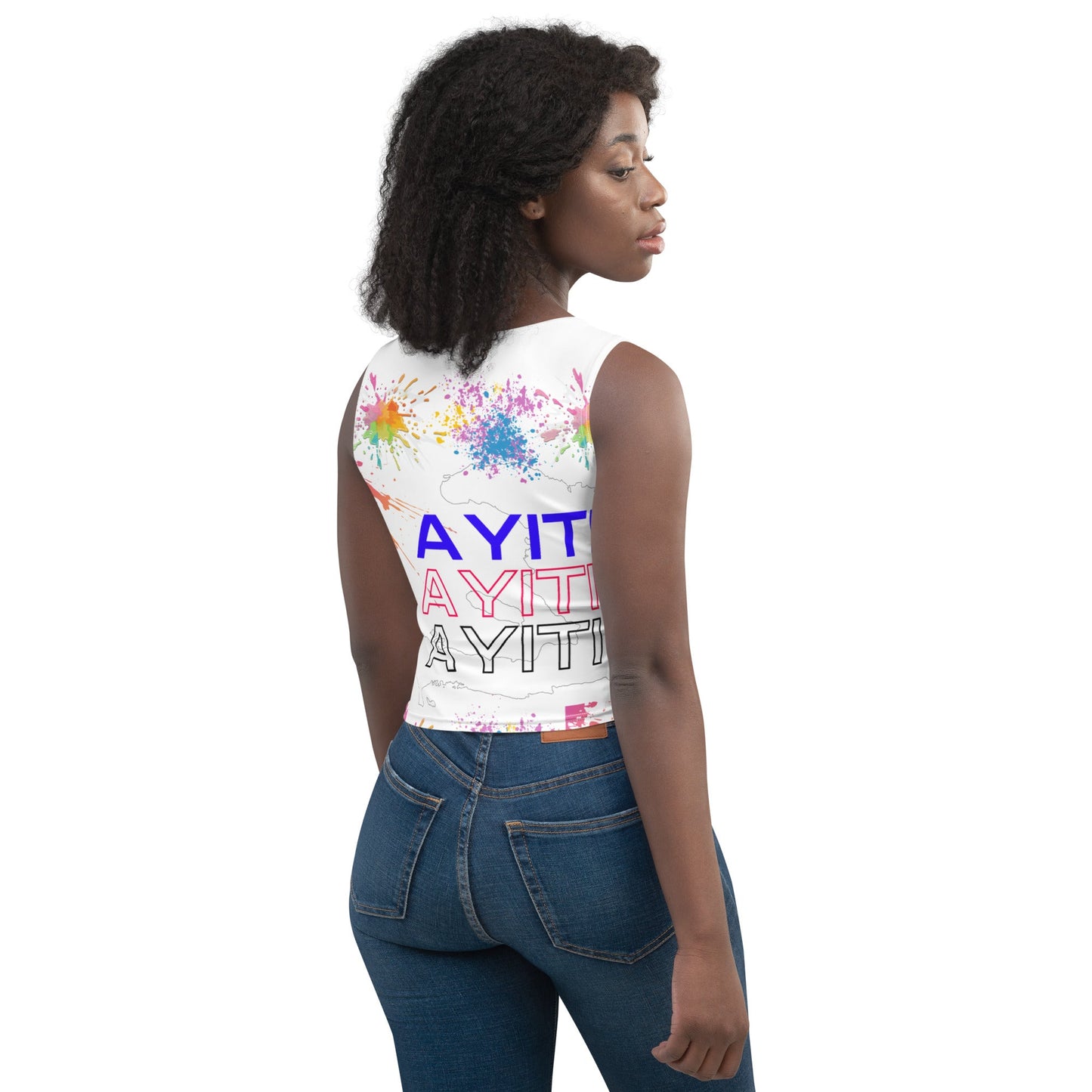 Ayiti - Crop Top - DJENEZIS ARTWEAR