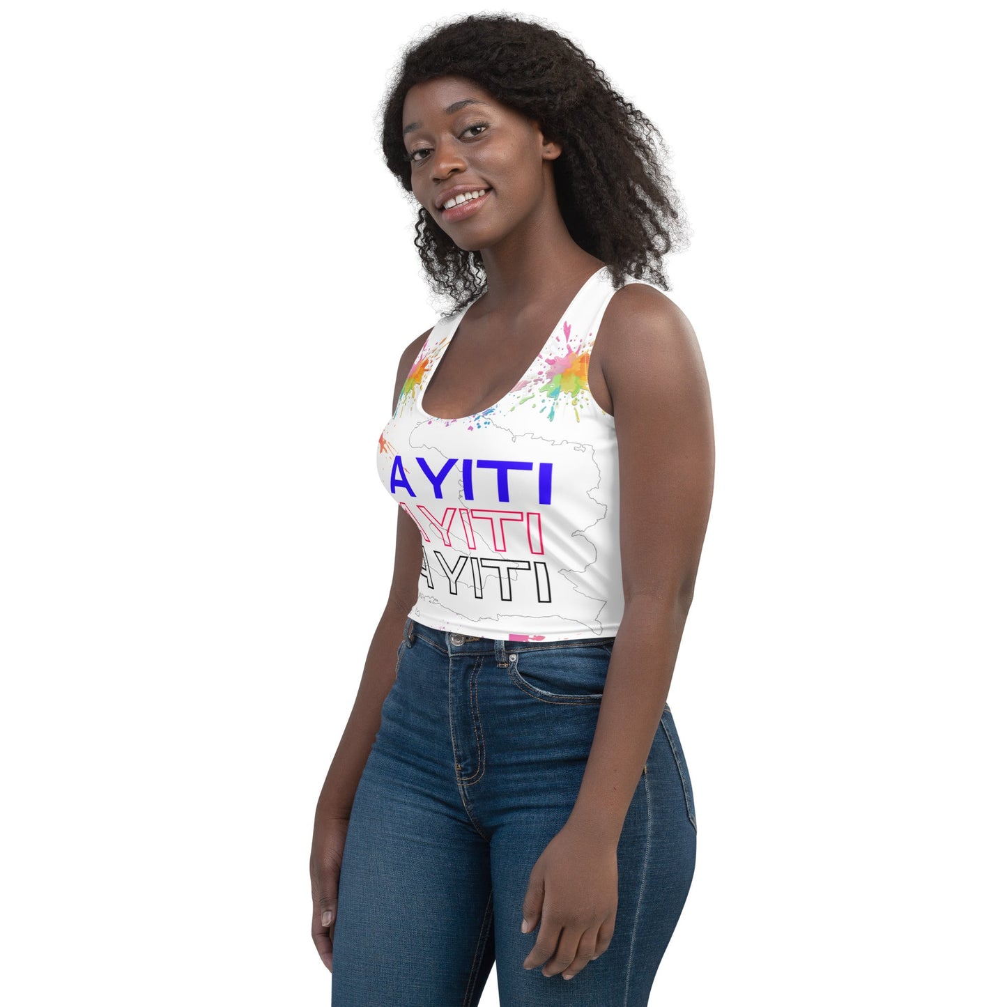 Ayiti - Crop Top - DJENEZIS ARTWEAR