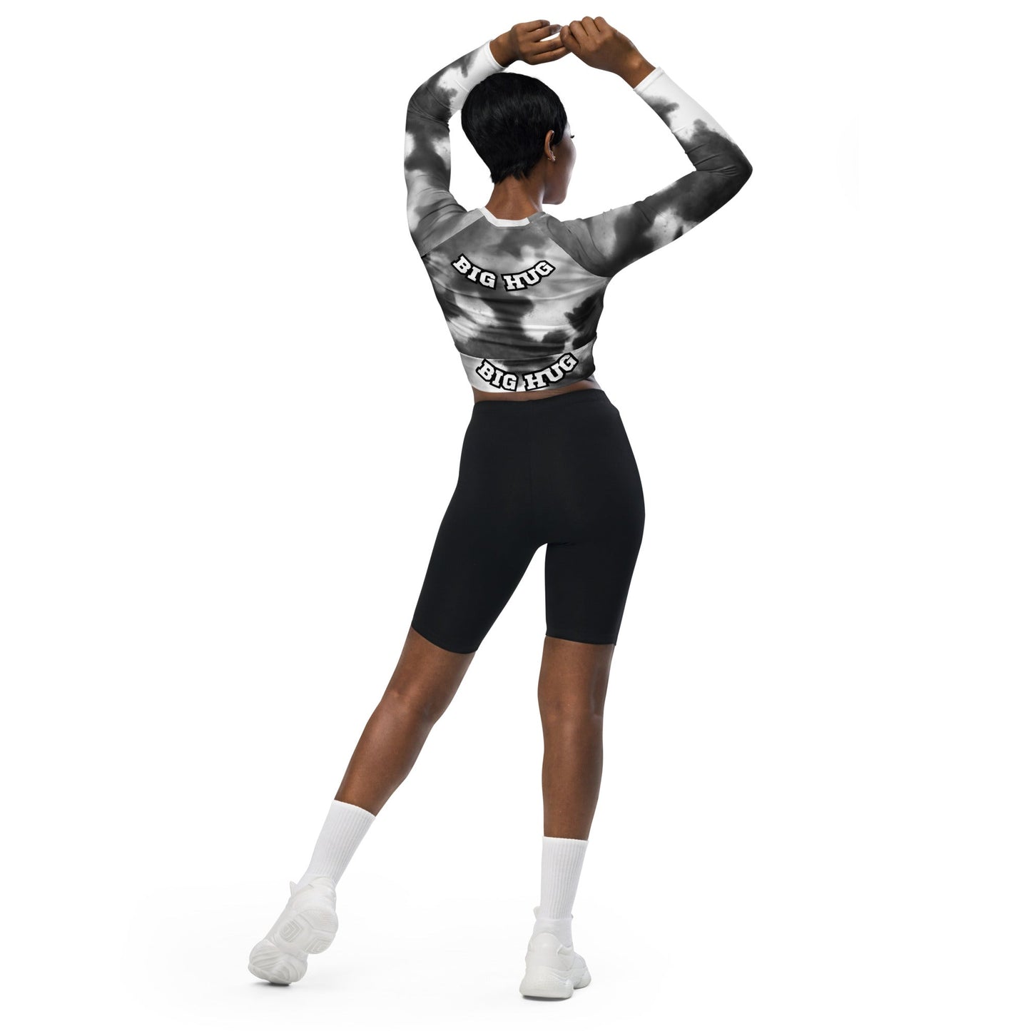 Big Hug - Recycled long-sleeve crop top - DJENEZIS ARTWEAR