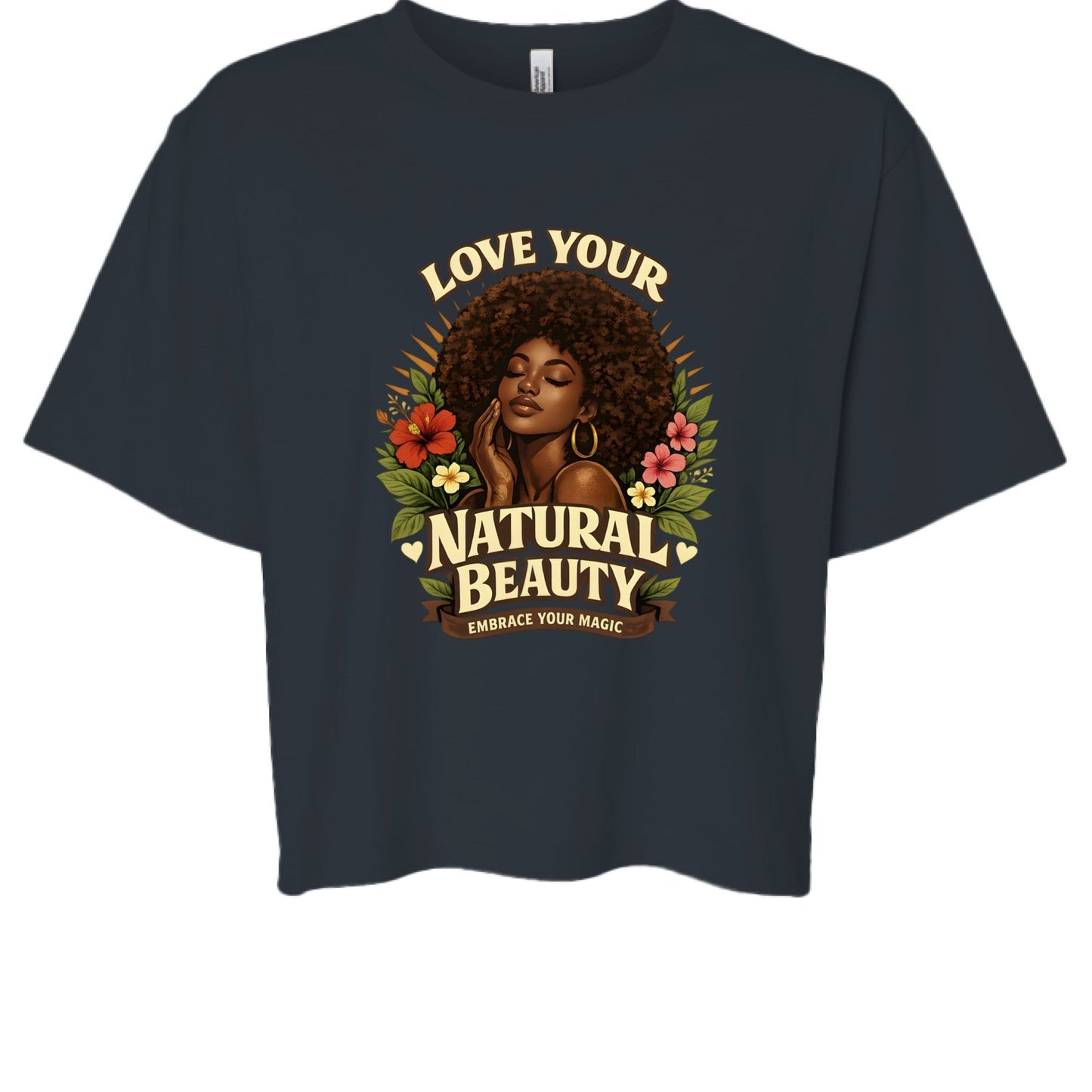 Black Beauty Crop Top - DJENEZIS ARTWEAR