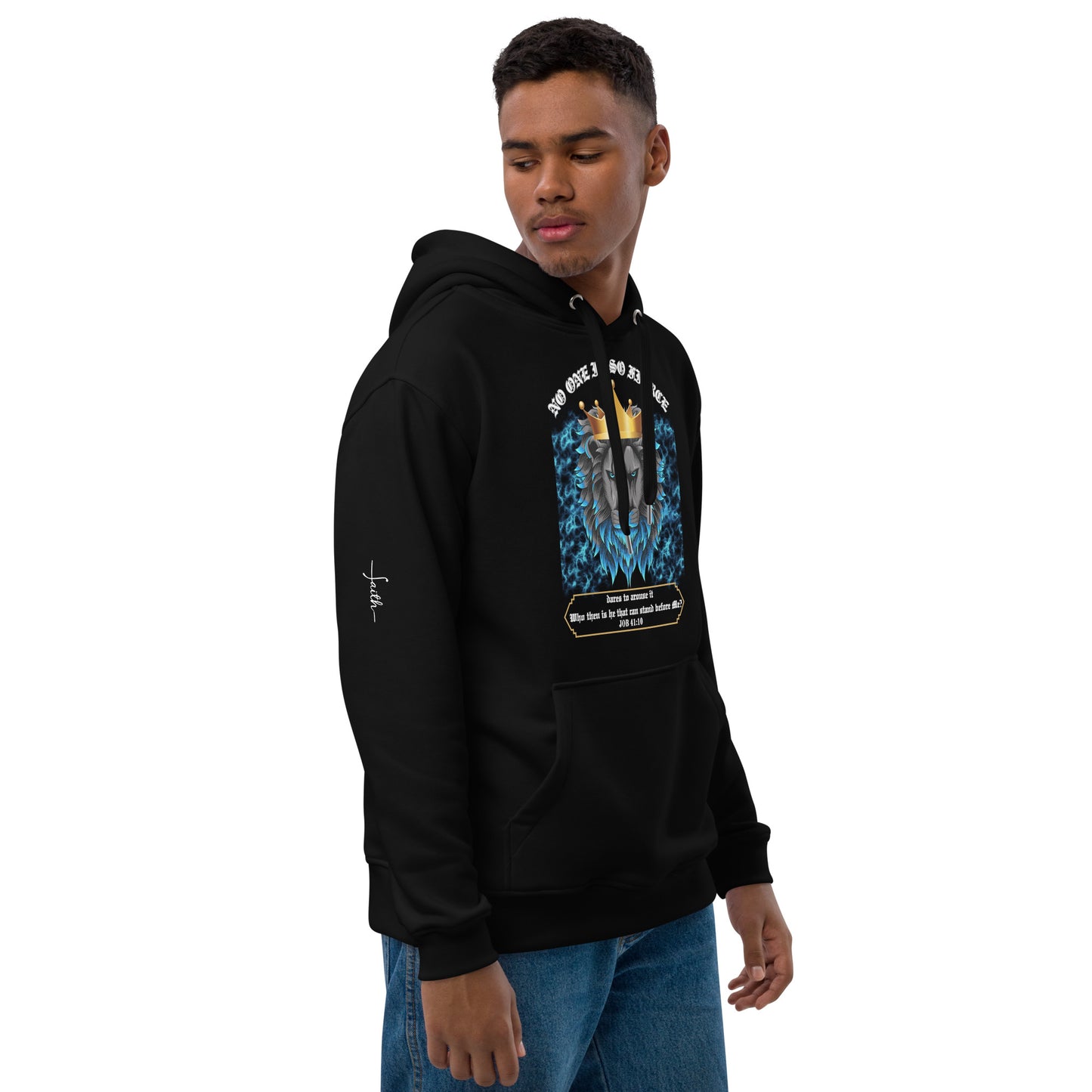 Premium eco hoodie - JOB 41:10