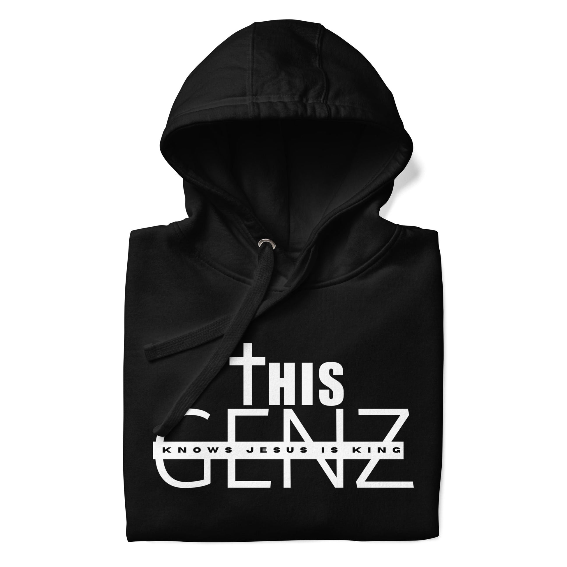 This Genz knows Jesus is King - Unisex Hoodie - DJENEZIS ARTWEAR