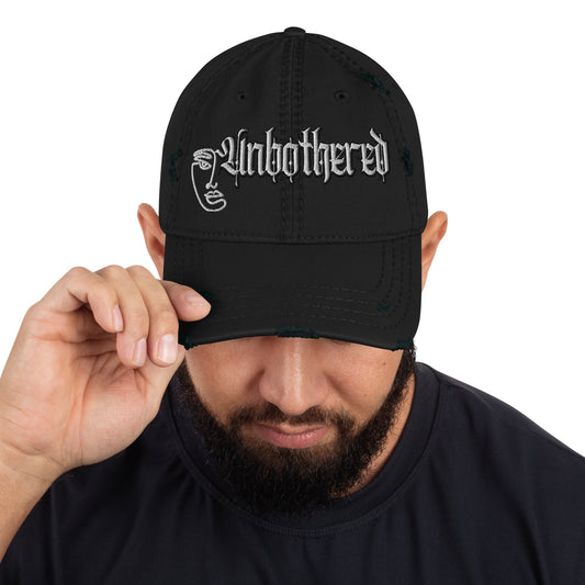 Unbothered - Distressed Dad Hat - DJENEZIS ARTWEAR