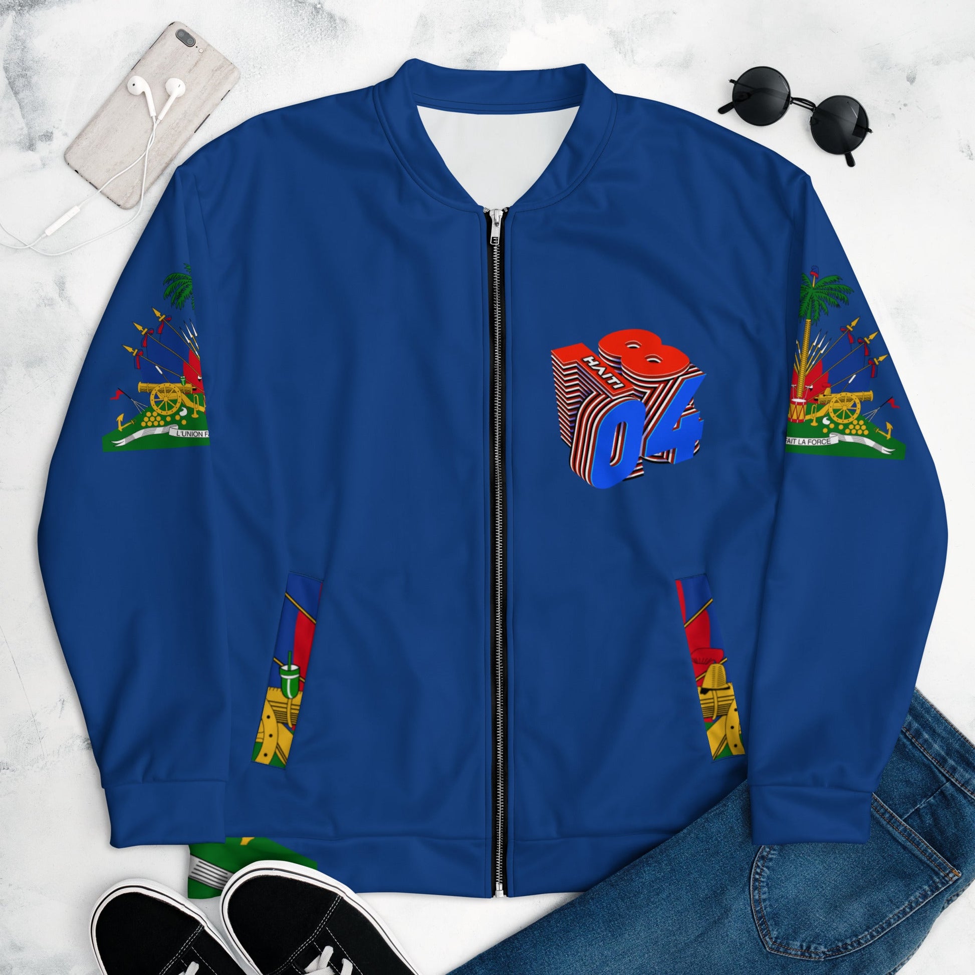 1804 Unisex Bomber Jacket - DJENEZIS ARTWEAR