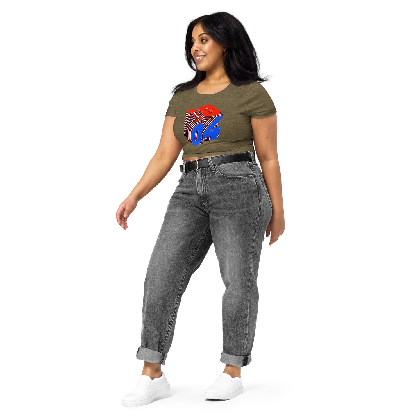 1804 Women’s Crop Tee - DJENEZIS ARTWEAR