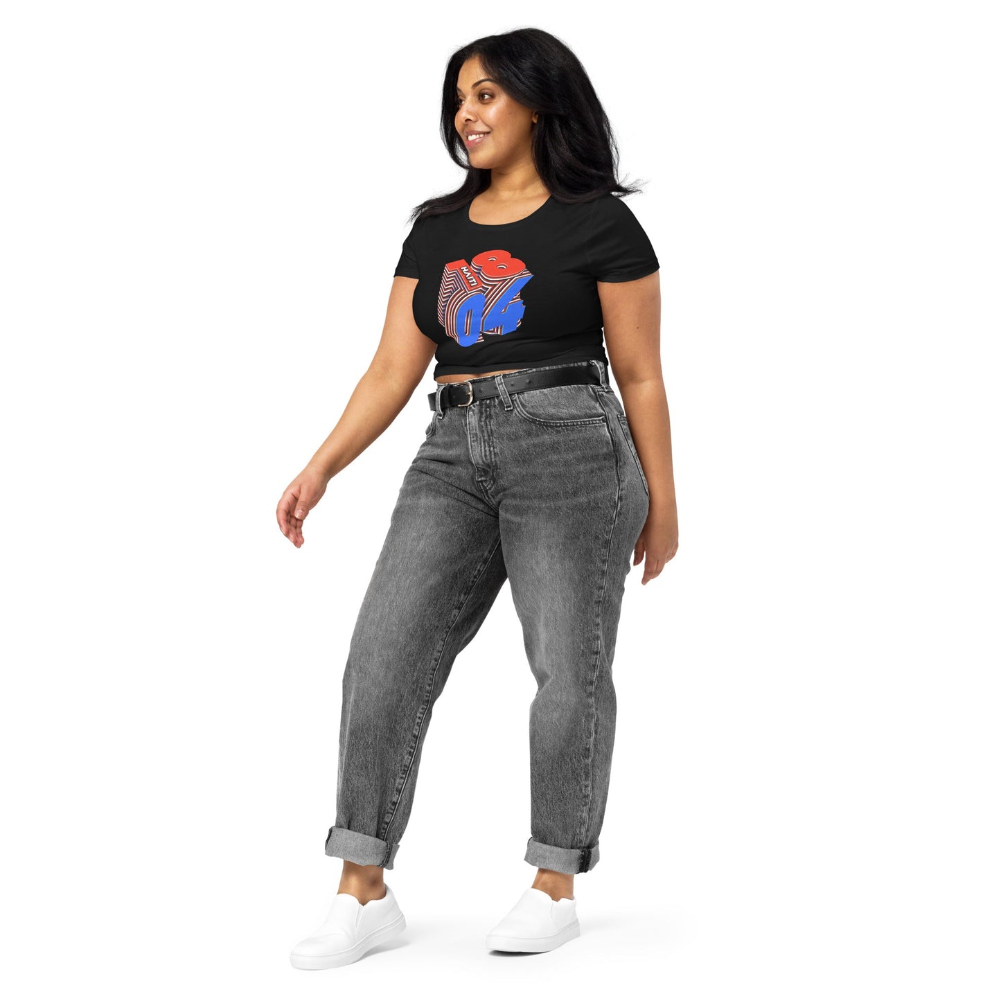 1804 Women’s Crop Tee - DJENEZIS ARTWEAR