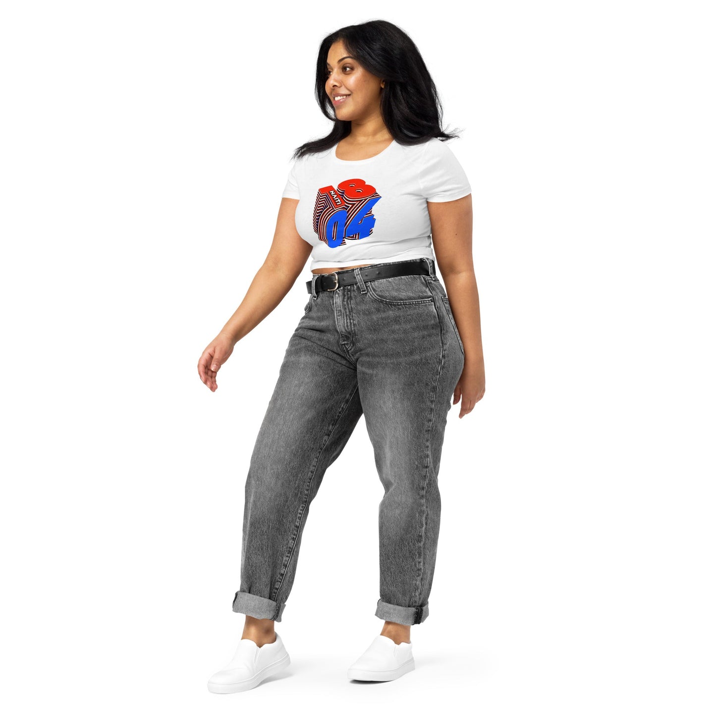 1804 Women’s Crop Tee - DJENEZIS ARTWEAR