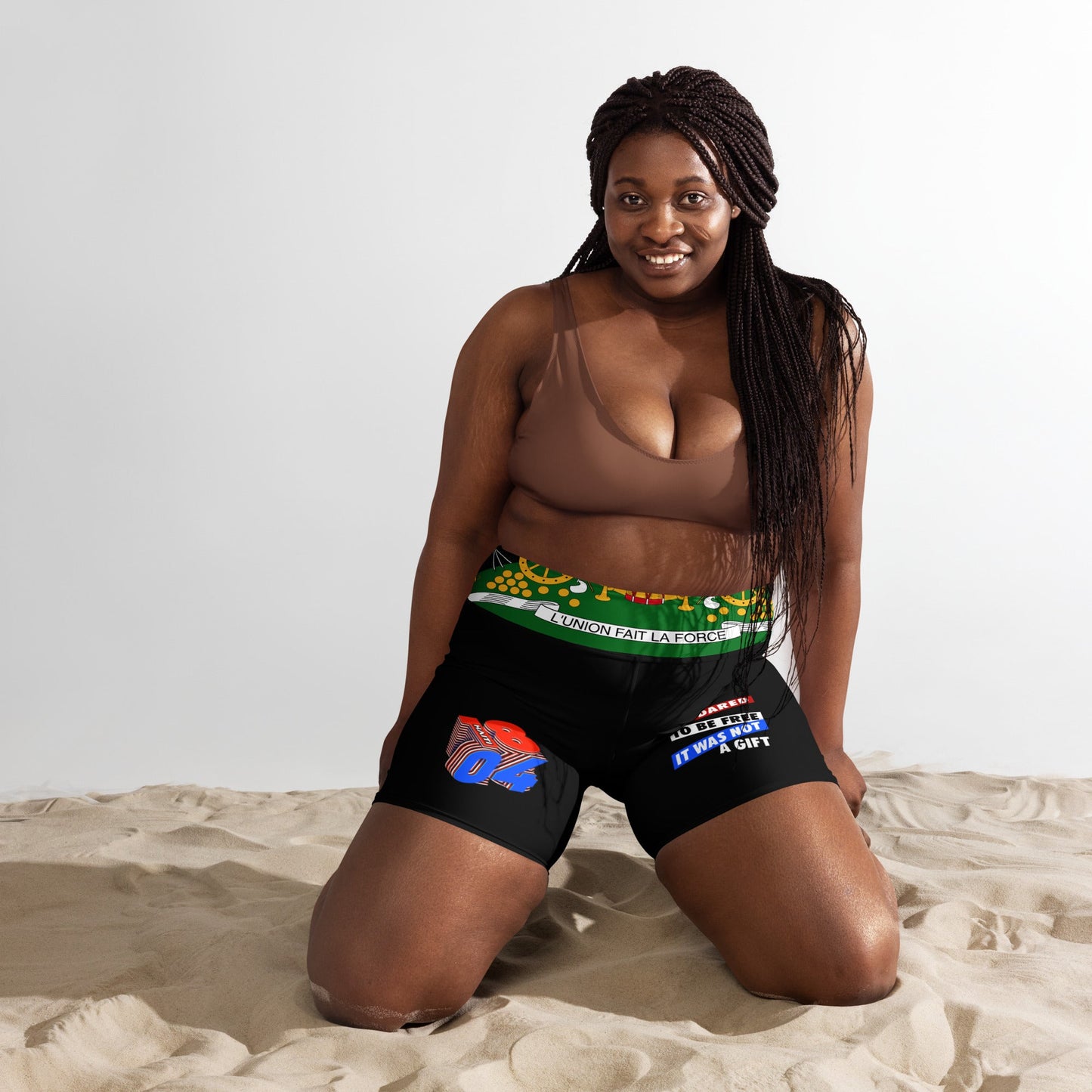 1804 Yoga Shorts - DJENEZIS ARTWEAR