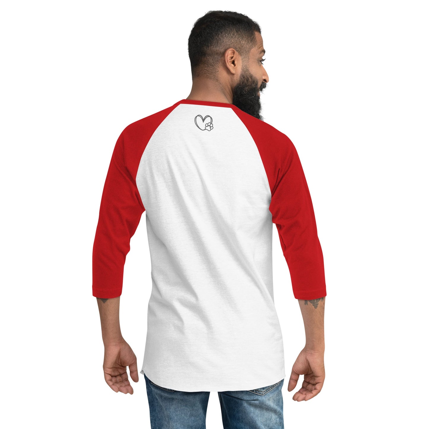 3/4 sleeve raglan shirt what's up dog - DJENEZIS ARTWEAR