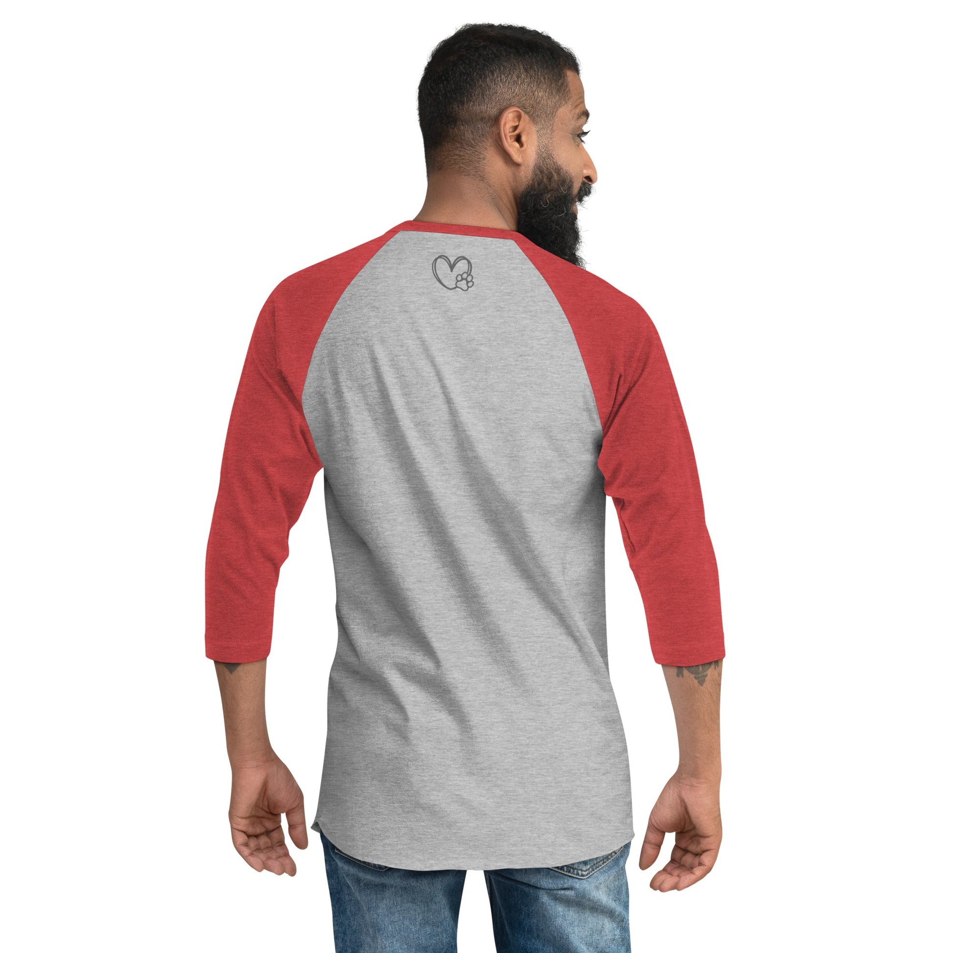 3/4 sleeve raglan shirt what's up dog - DJENEZIS ARTWEAR