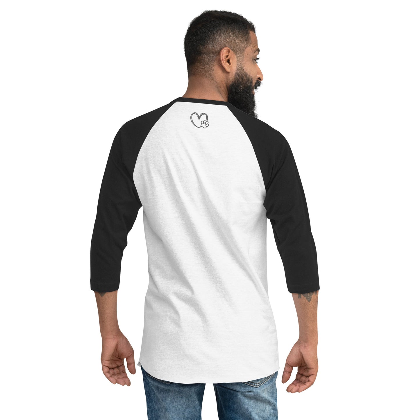 3/4 sleeve raglan shirt what's up dog - DJENEZIS ARTWEAR