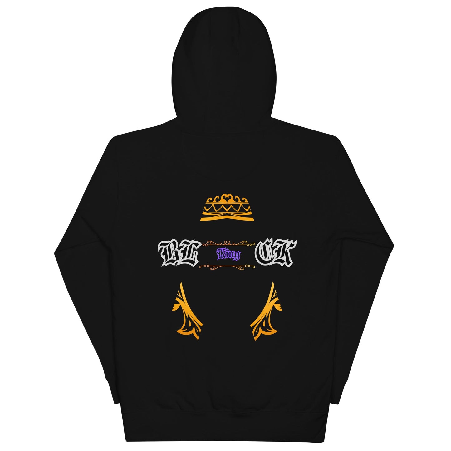 B.LA.C.K. KING - Hoodie - DJENEZIS ARTWEAR