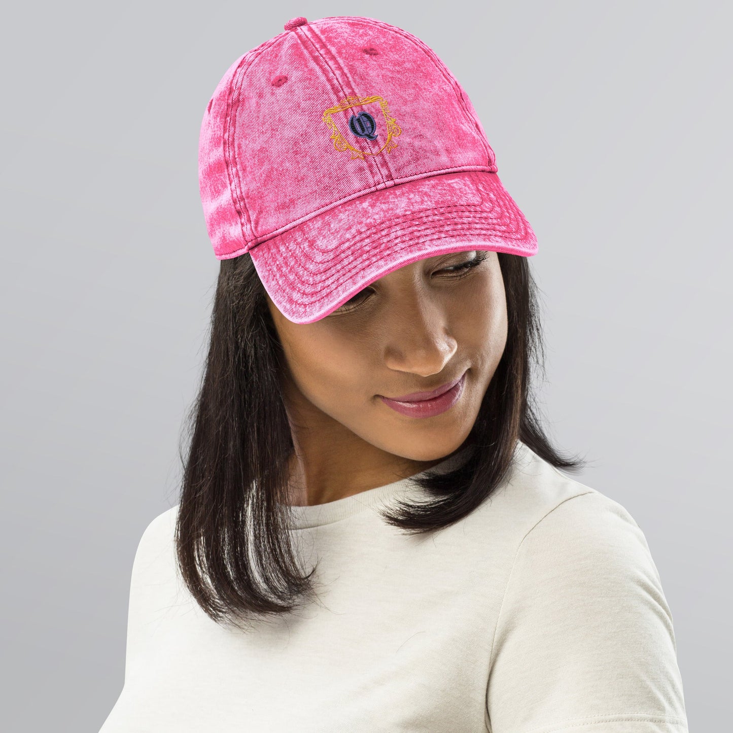 B.L.A.C.K QUEEN - Vintage Cotton Twill Cap - DJENEZIS ARTWEAR