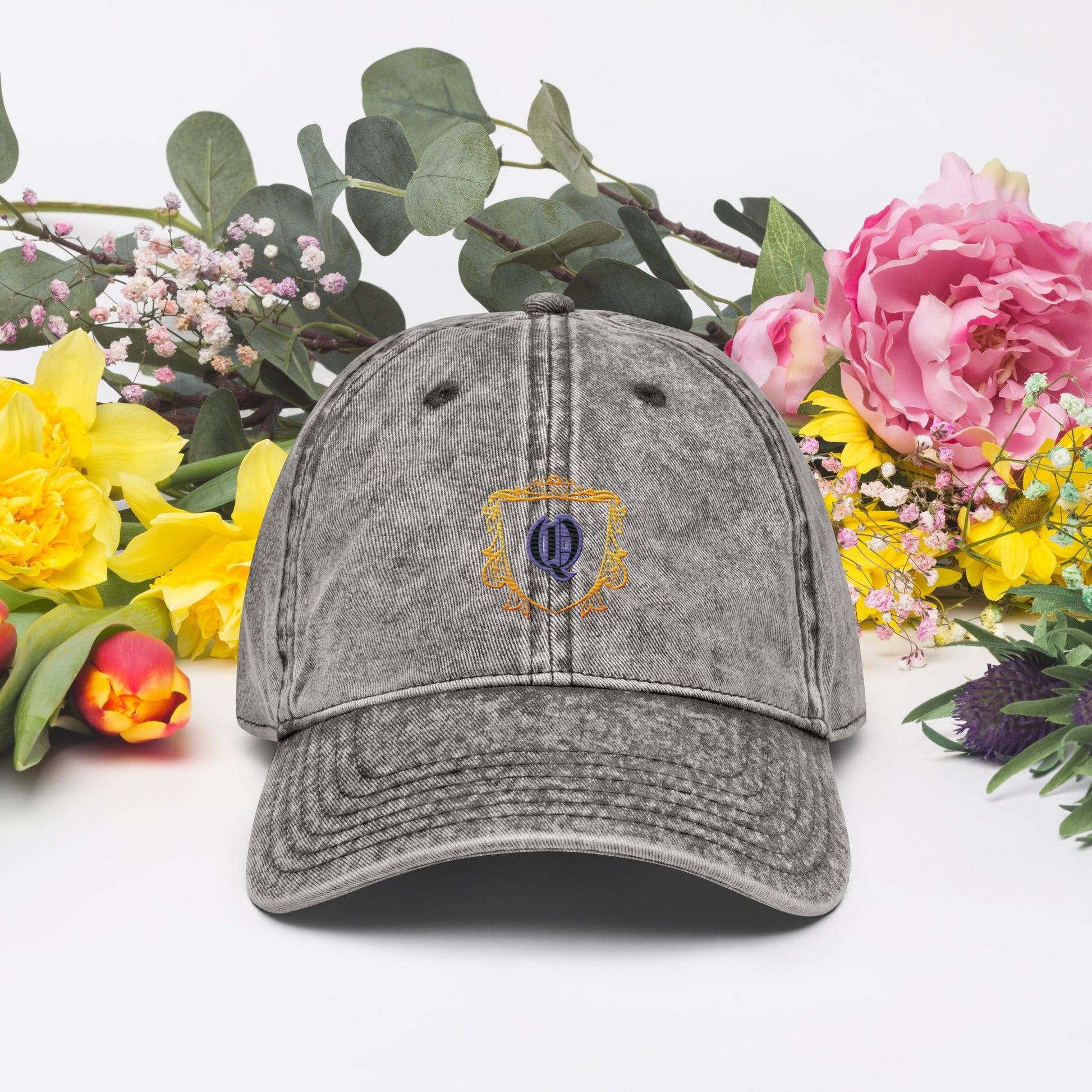 B.L.A.C.K QUEEN - Vintage Cotton Twill Cap - DJENEZIS ARTWEAR