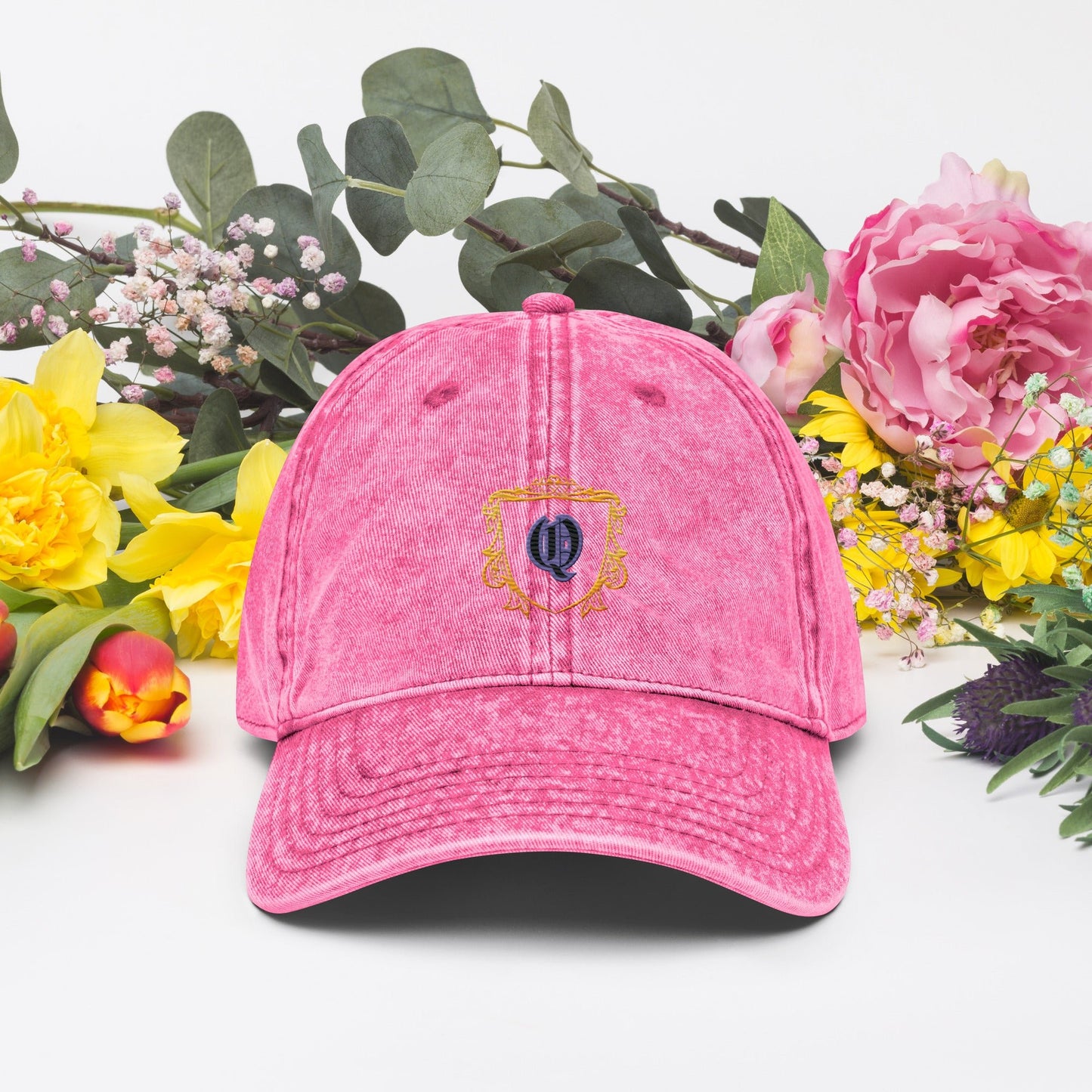 B.L.A.C.K QUEEN - Vintage Cotton Twill Cap - DJENEZIS ARTWEAR