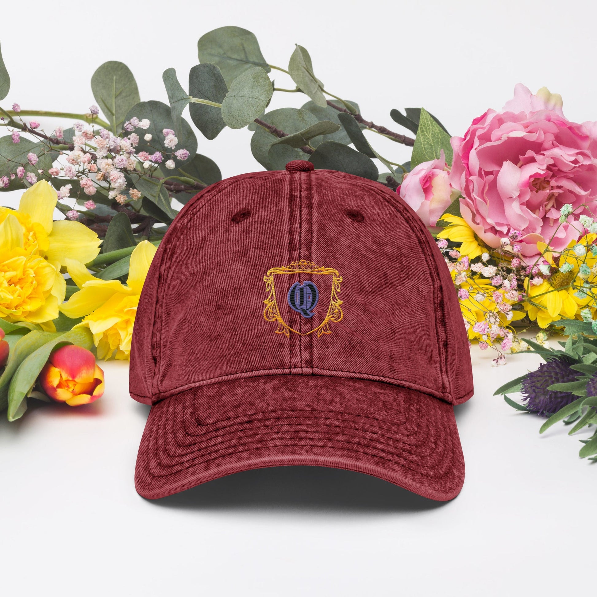 B.L.A.C.K QUEEN - Vintage Cotton Twill Cap - DJENEZIS ARTWEAR
