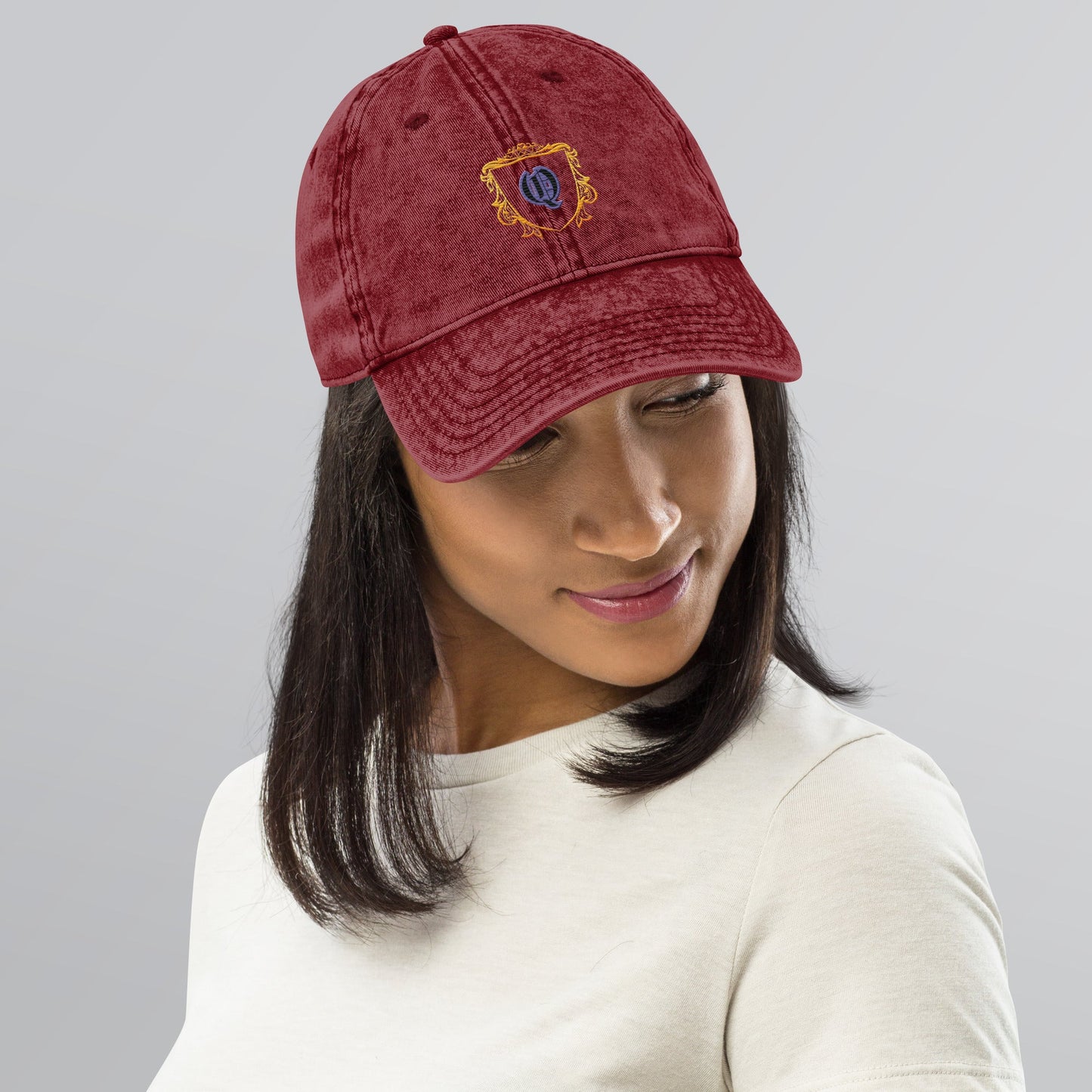 B.L.A.C.K QUEEN - Vintage Cotton Twill Cap - DJENEZIS ARTWEAR