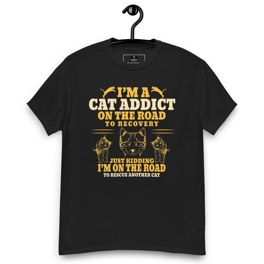 Cat addict unisex tees - DJENEZIS ARTWEAR