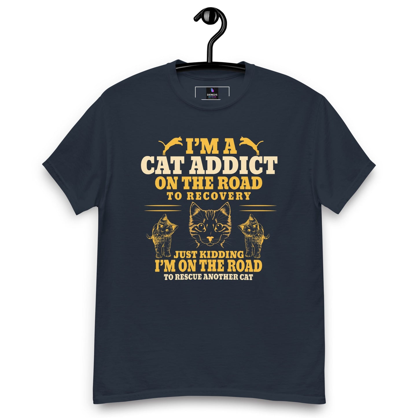 Cat addict unisex tees - DJENEZIS ARTWEAR