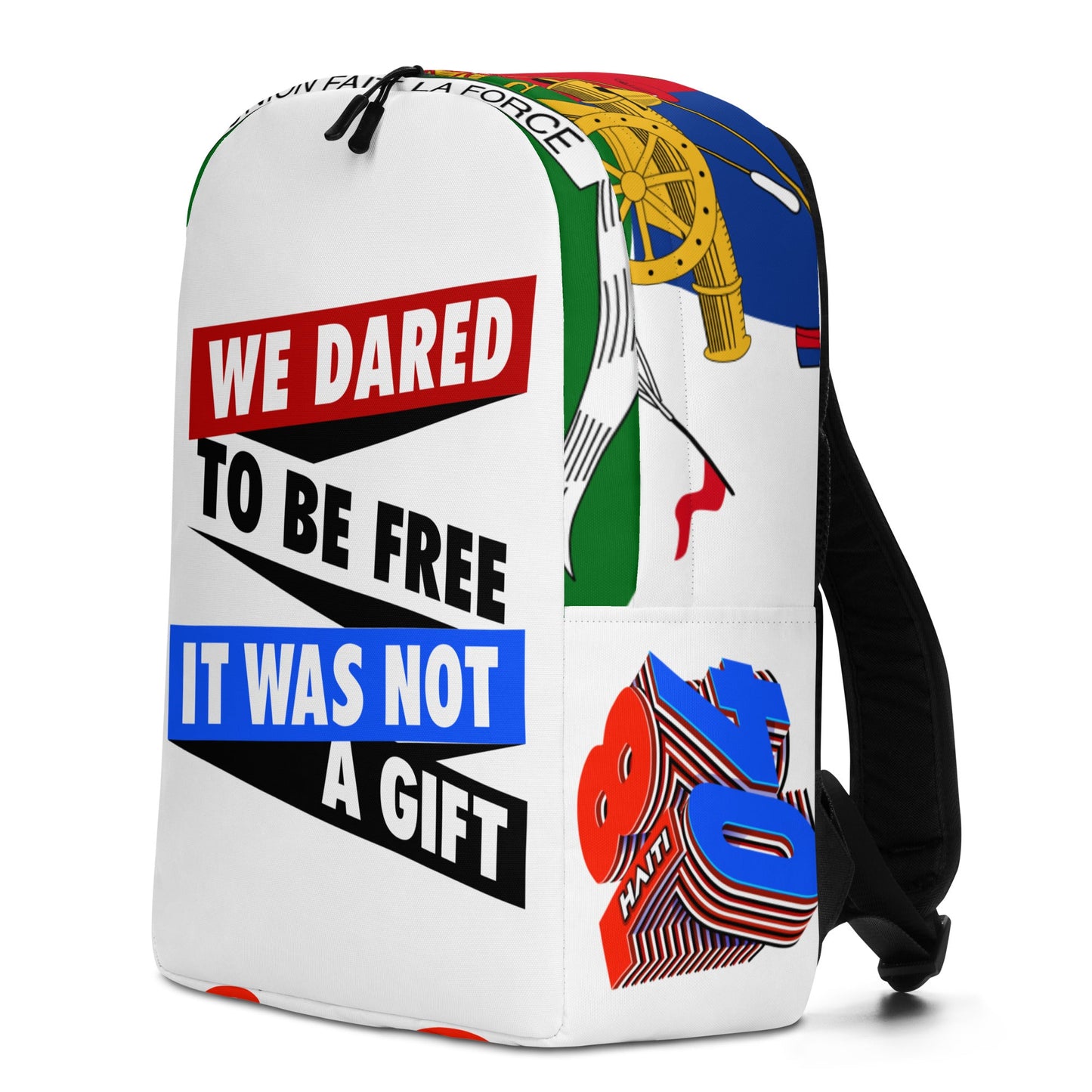 Dared to be free Minimalist Backpack - DJENEZIS ARTWEAR