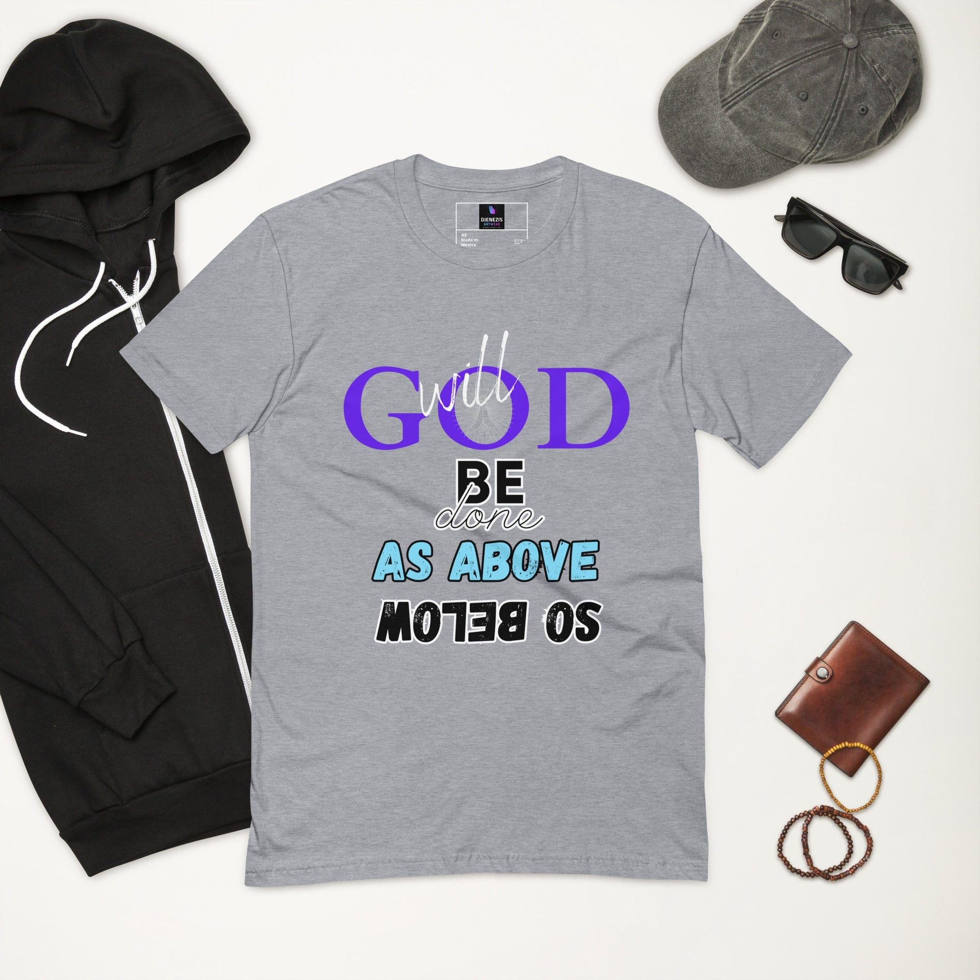 God will be done - Short Sleeve T-shirt - DJENEZIS ARTWEAR