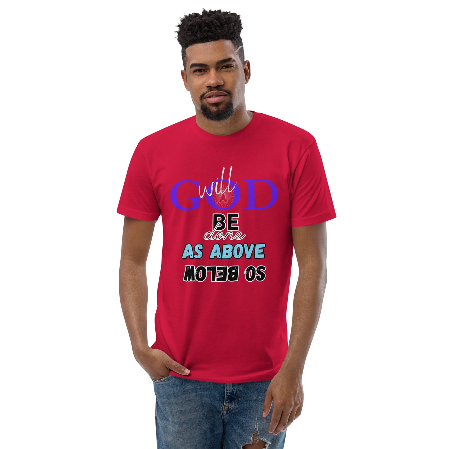 God will be done - Short Sleeve T-shirt - DJENEZIS ARTWEAR