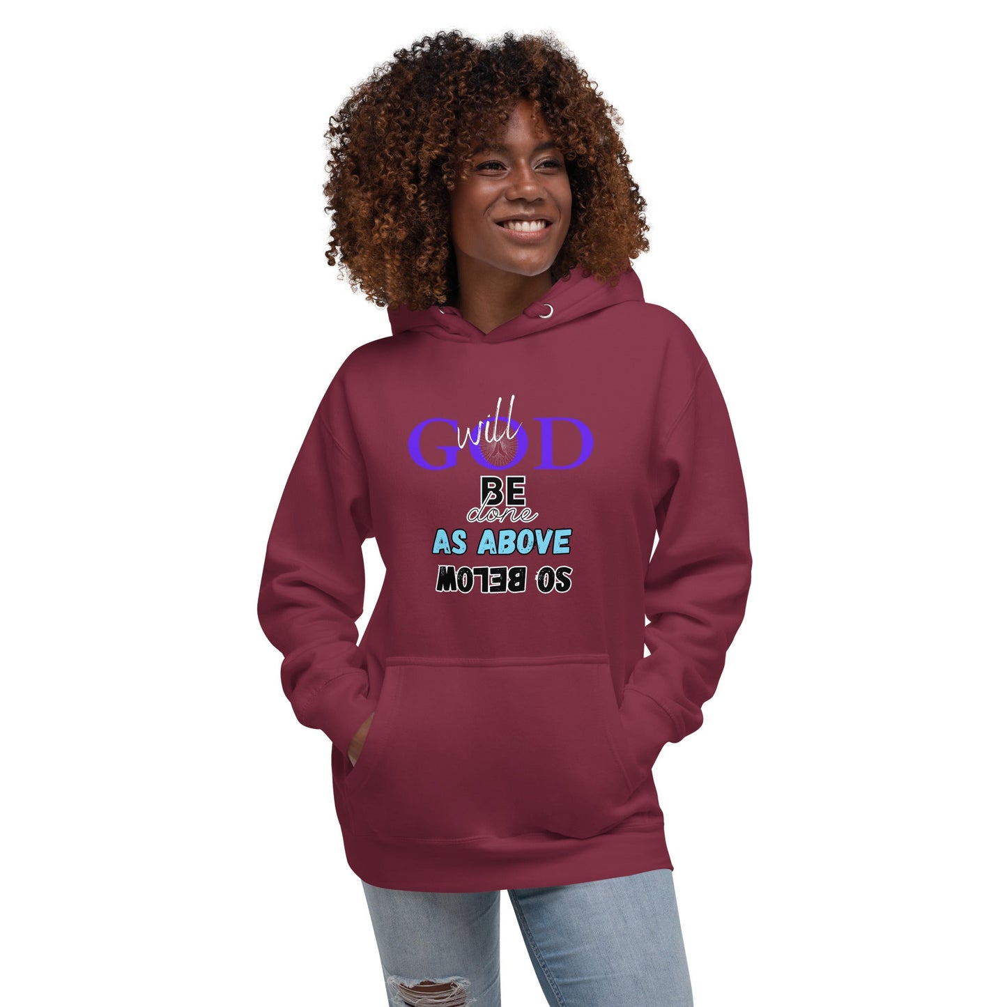 God will be done - Unisex Hoodie - DJENEZIS ARTWEAR