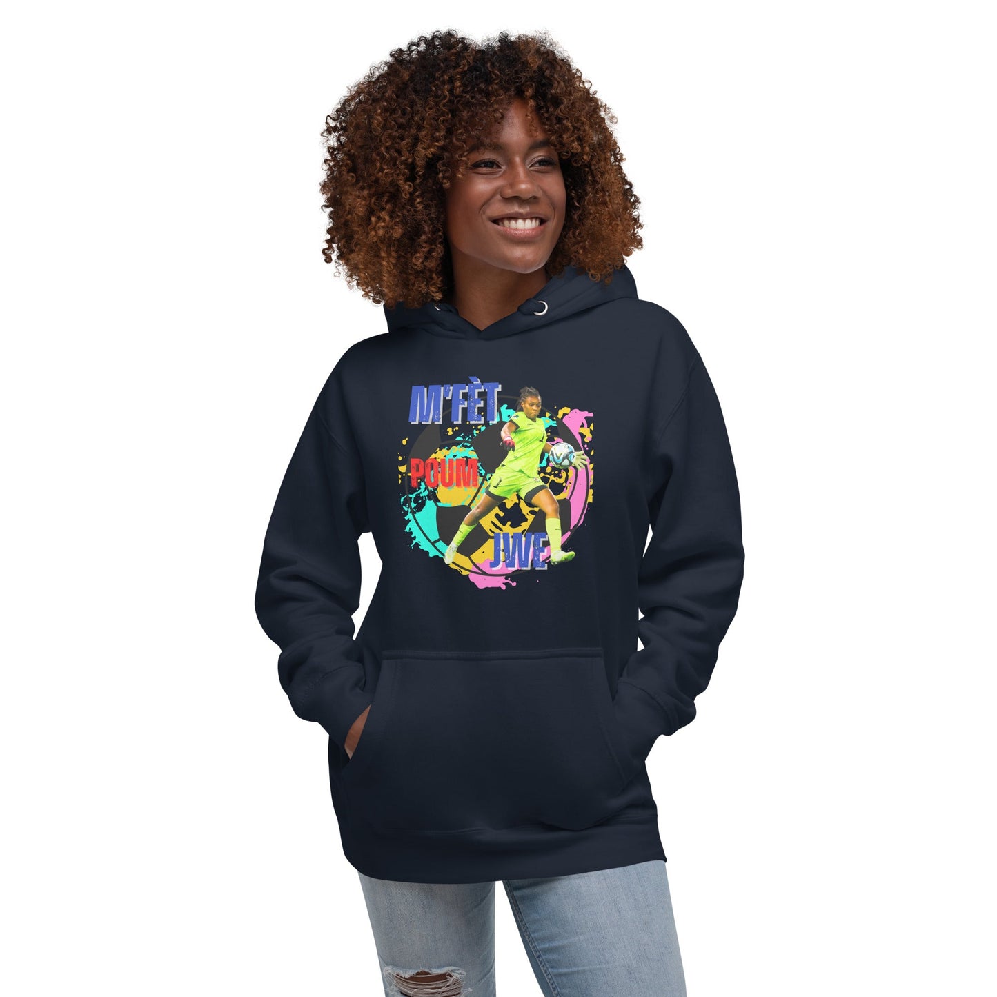 Hoodie-Kerly Theus-Football haiti - DJENEZIS ARTWEAR