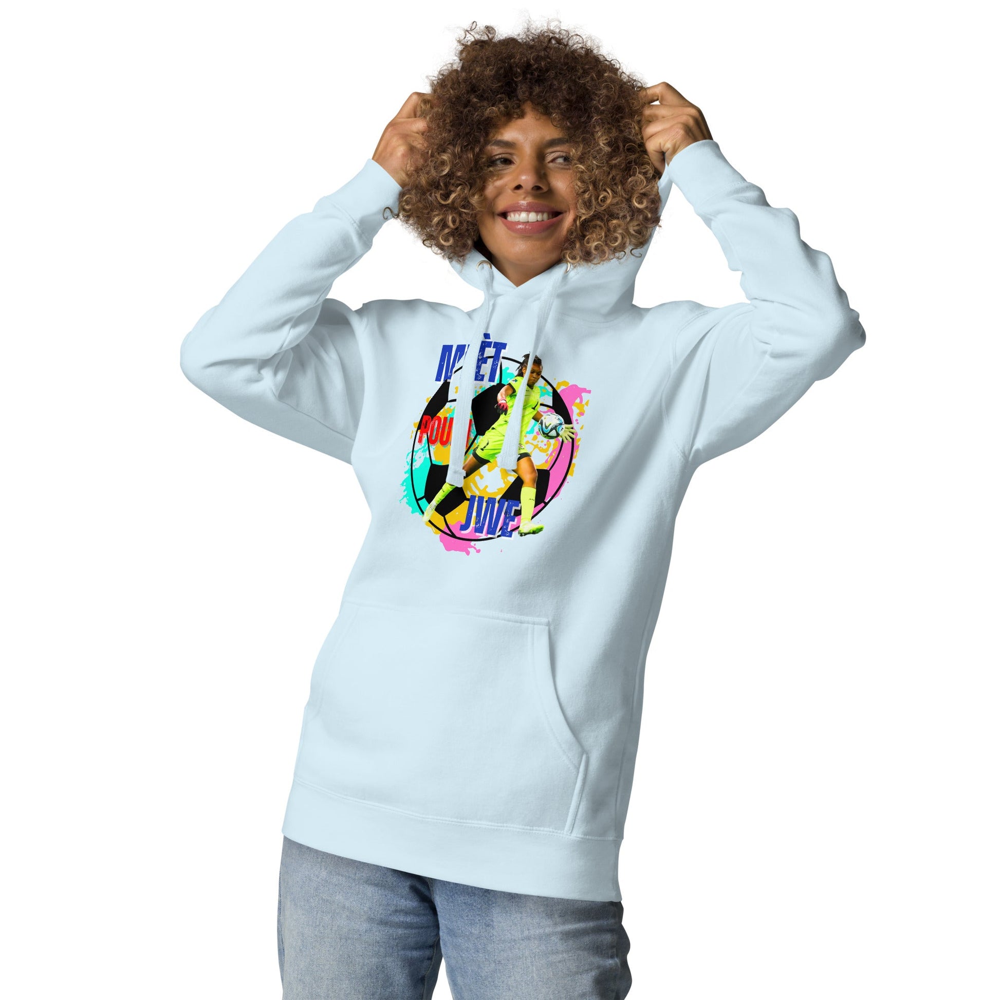 Hoodie-Kerly Theus-Football haiti - DJENEZIS ARTWEAR