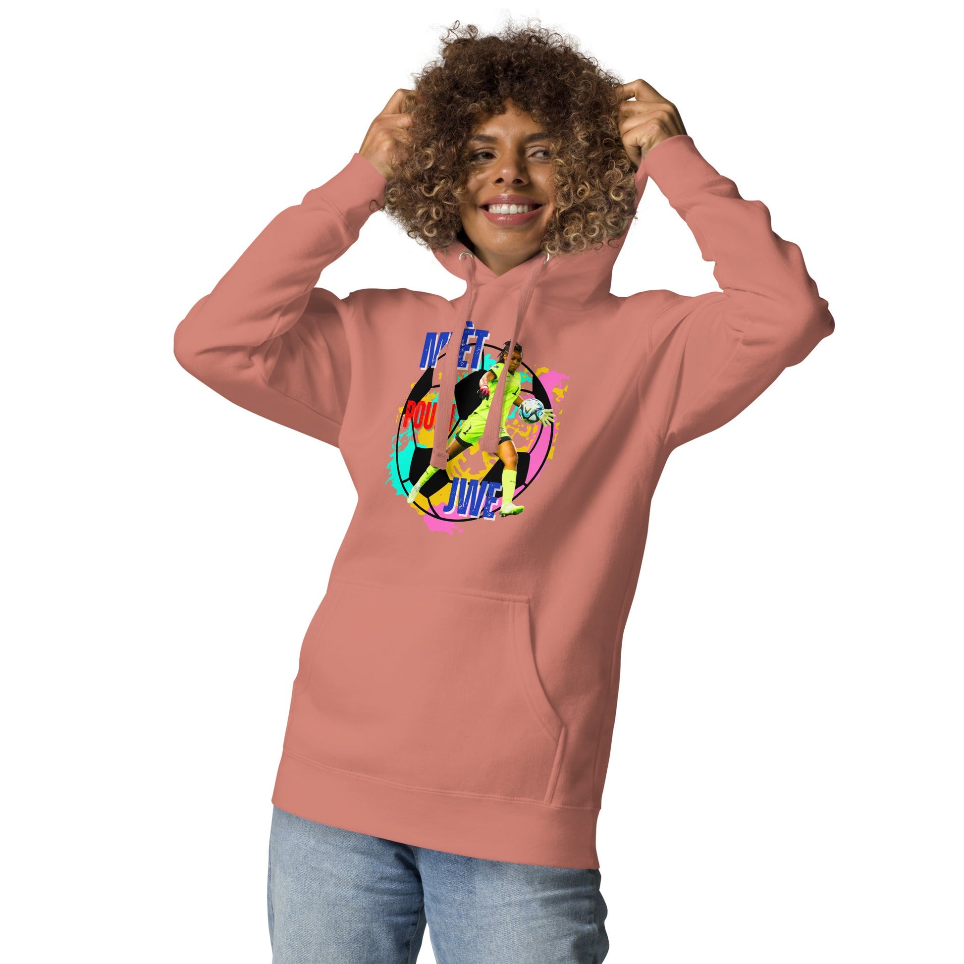 Hoodie-Kerly Theus-Football haiti - DJENEZIS ARTWEAR