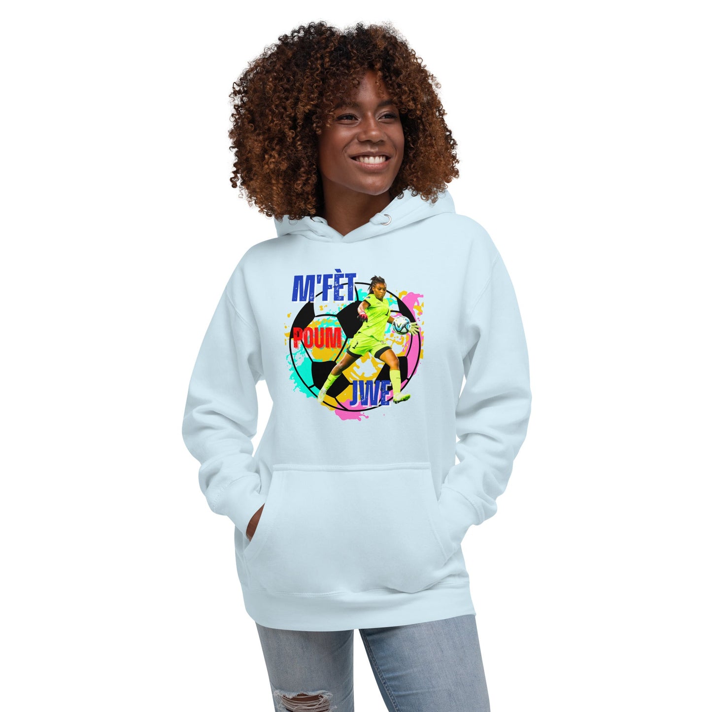 Hoodie-Kerly Theus-Football haiti - DJENEZIS ARTWEAR