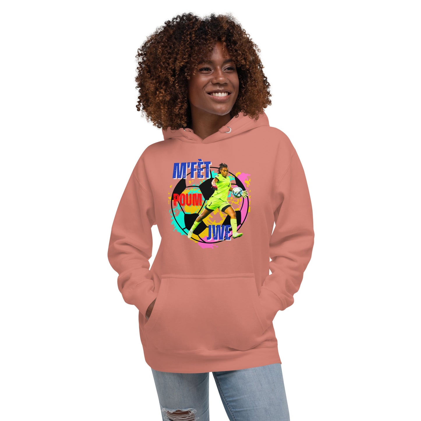 Hoodie-Kerly Theus-Football haiti - DJENEZIS ARTWEAR