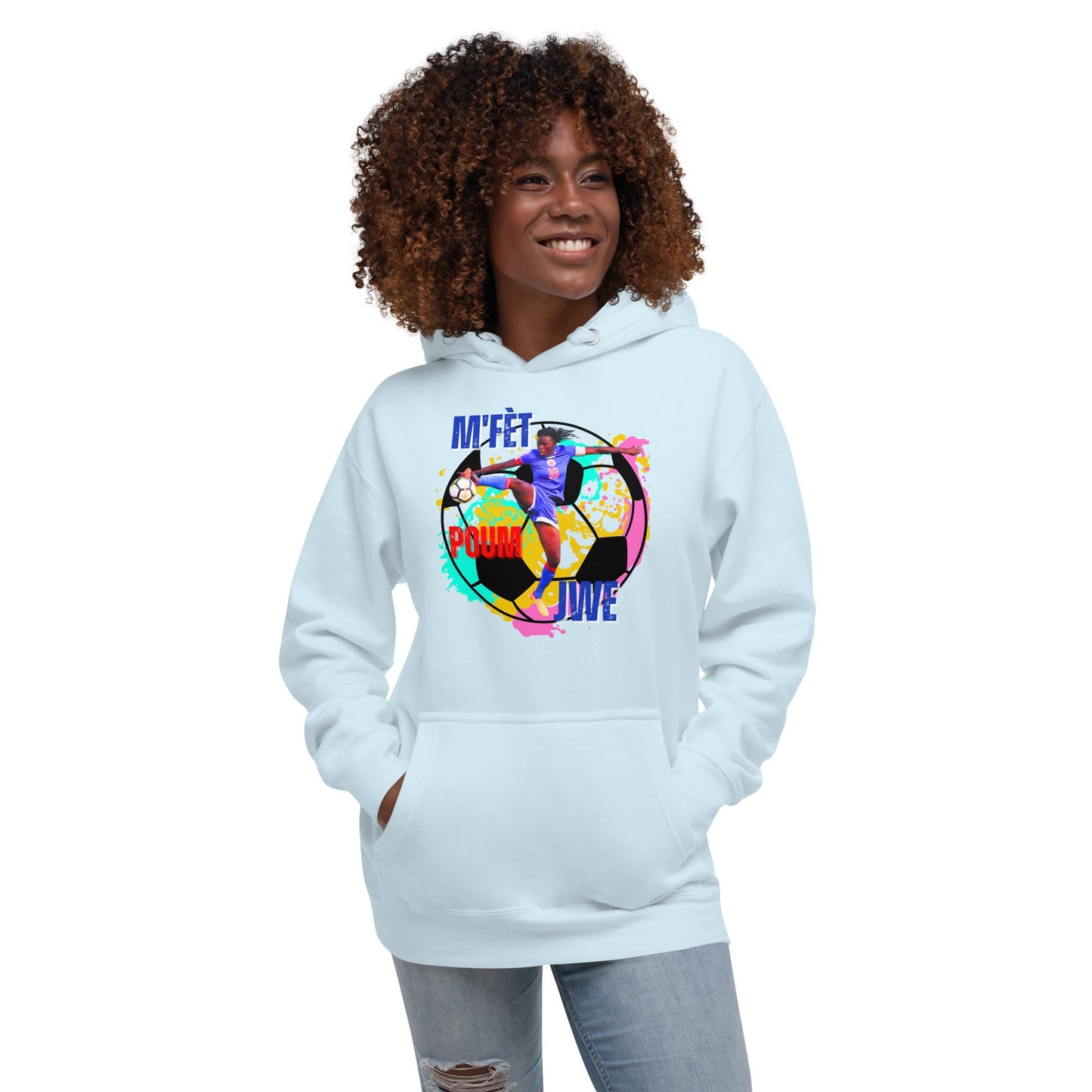 Hoodie-Nerilia Football Haiti - DJENEZIS ARTWEAR