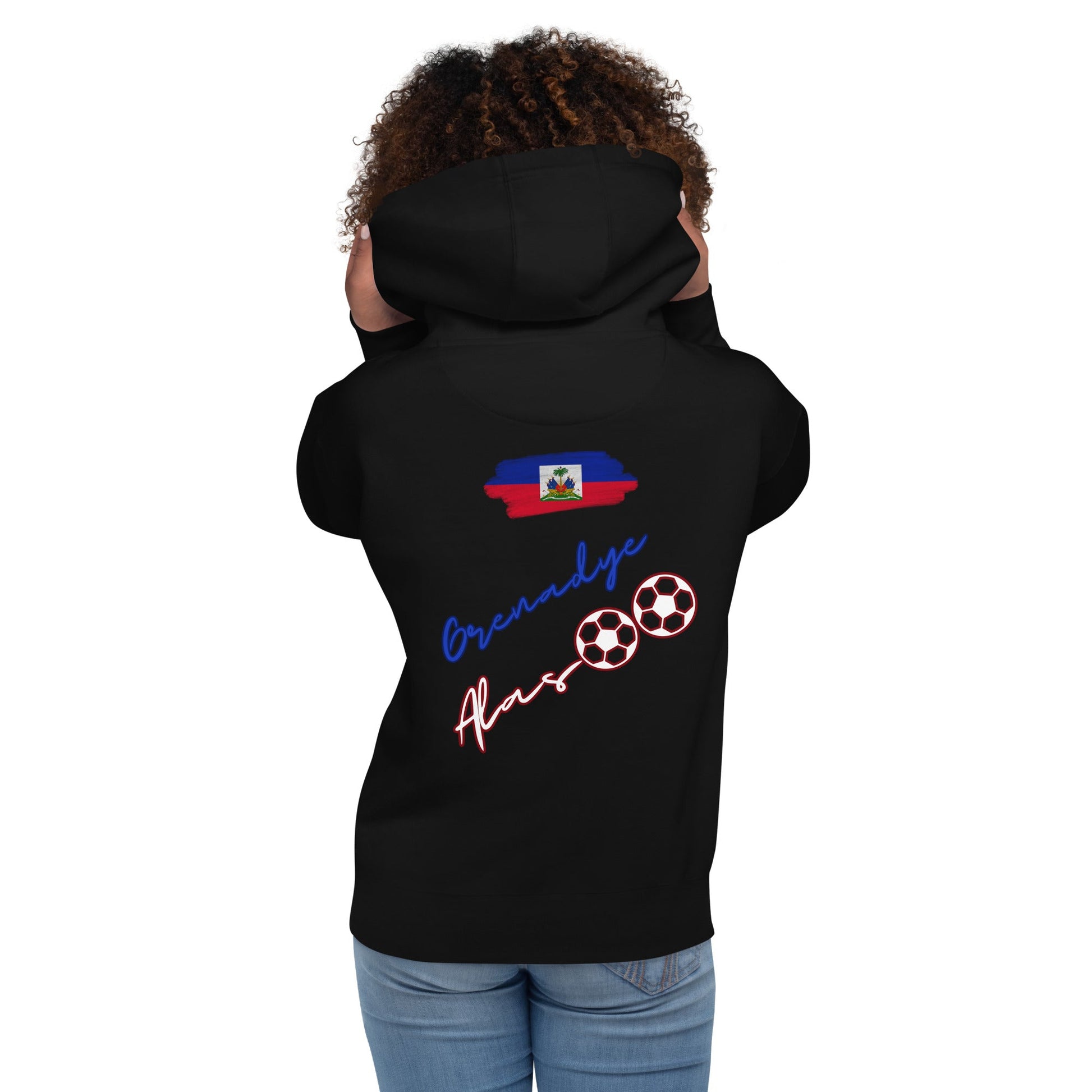 Hoodie-Nerilia Football Haiti - DJENEZIS ARTWEAR